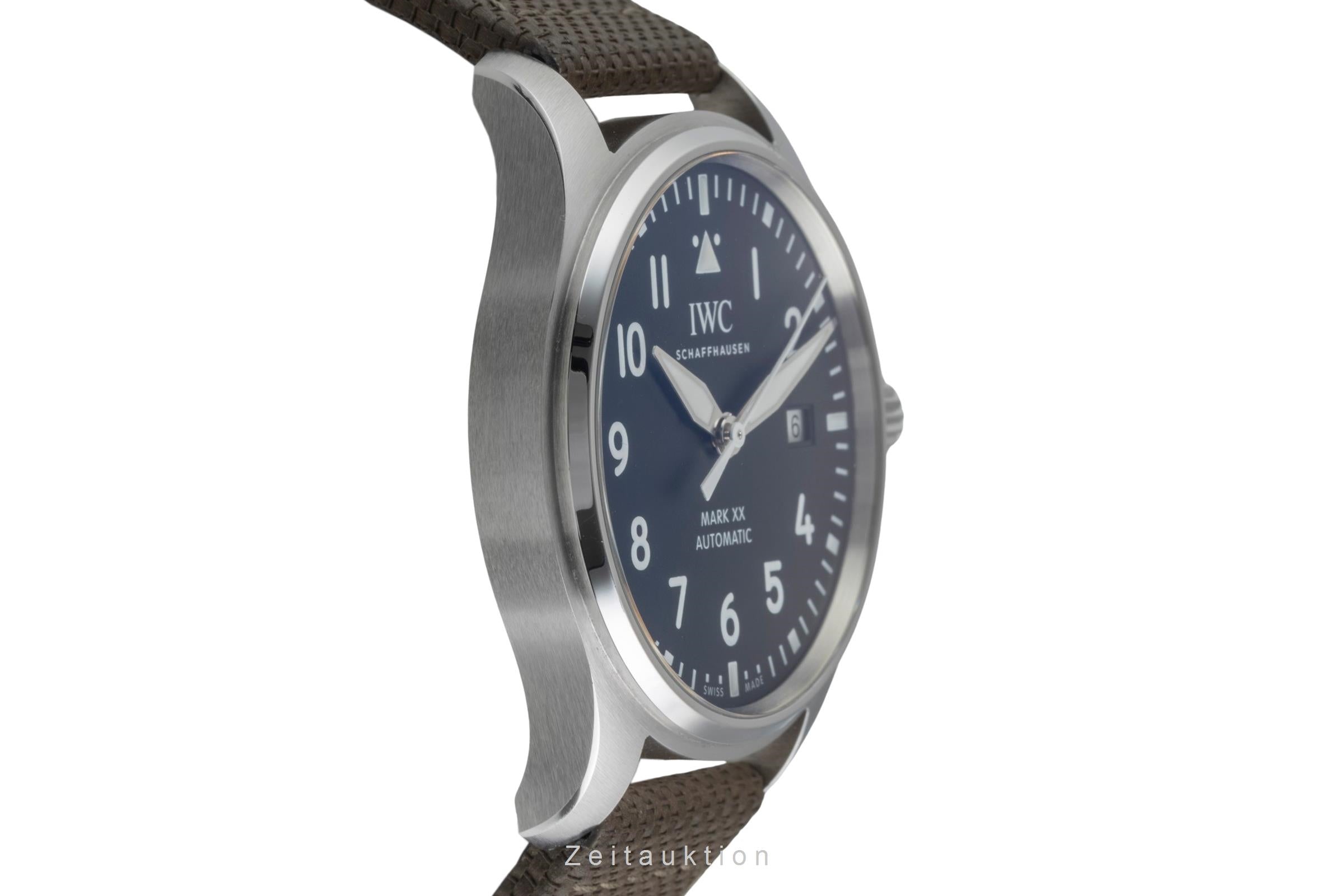 IWC Pilot Mark XX Black Dial Stahl Automatik Herrenuhr Ref. IW328201 B&P 2024 [2604737]