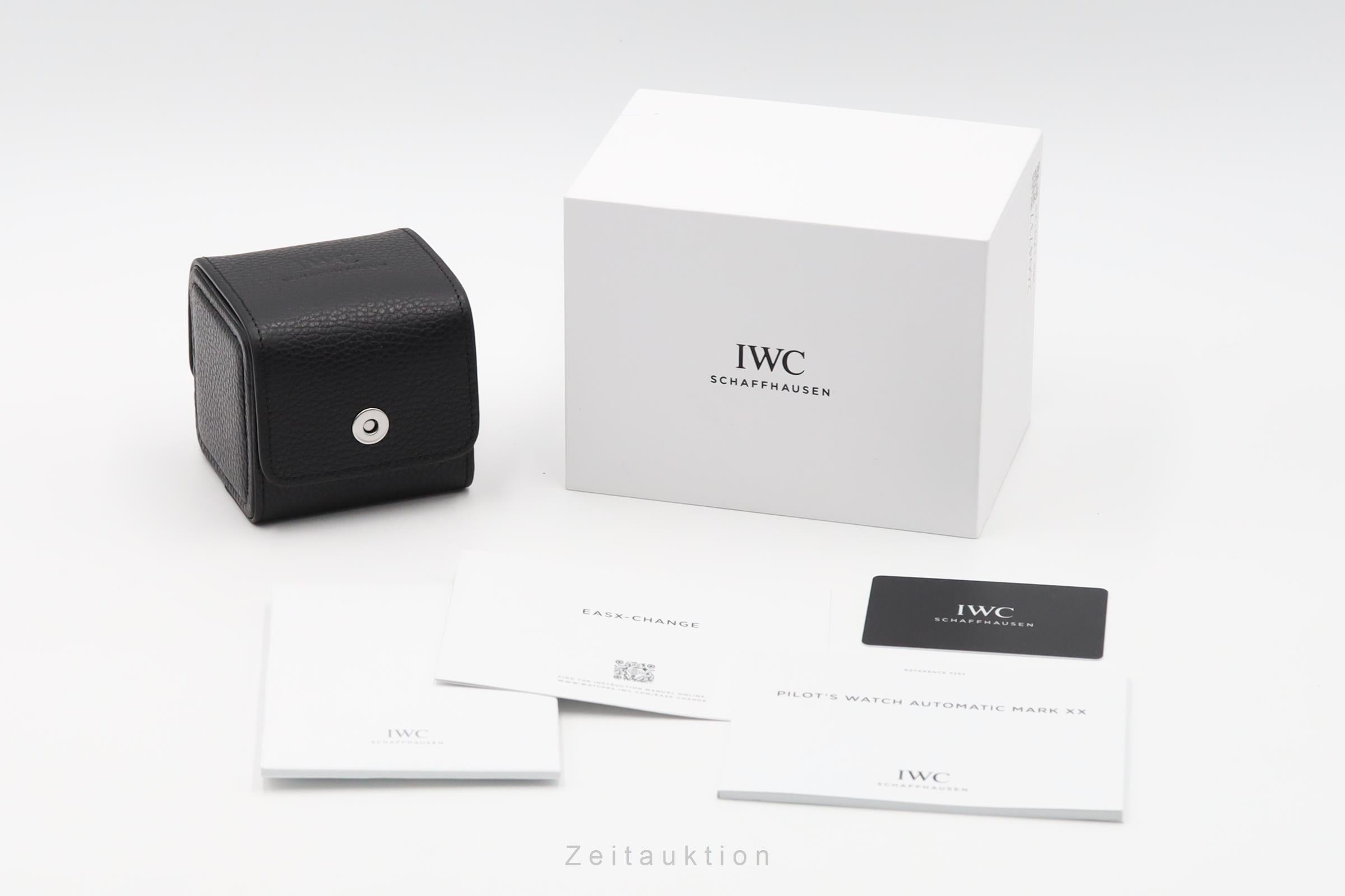 IWC Pilot Mark XX Black Dial Stahl Automatik Herrenuhr Ref. IW328201 B&P 2024 [2604737]