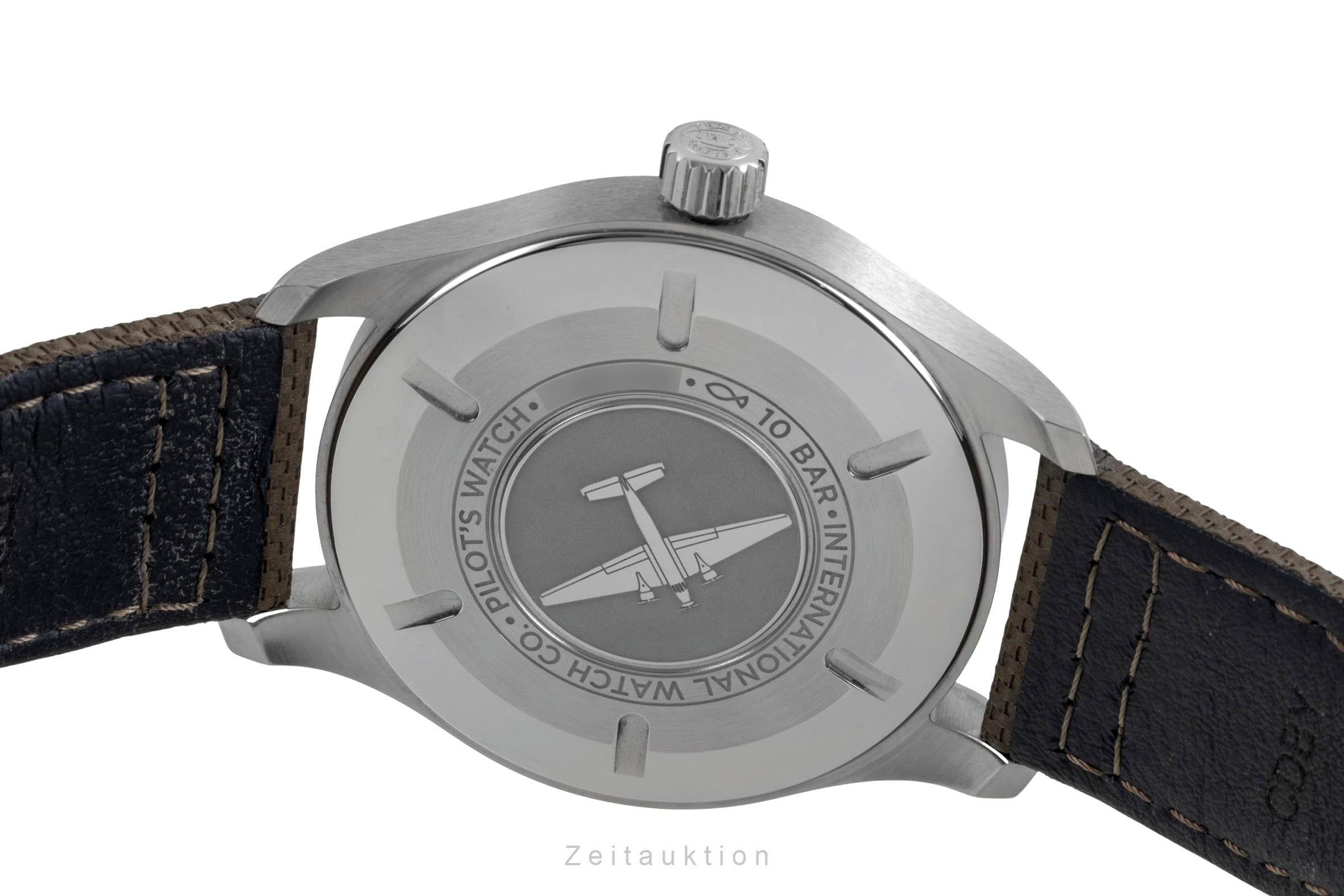 IWC Pilot Mark XX Black Dial Stahl Automatik Herrenuhr Ref. IW328201 B&P 2024 [2604737]