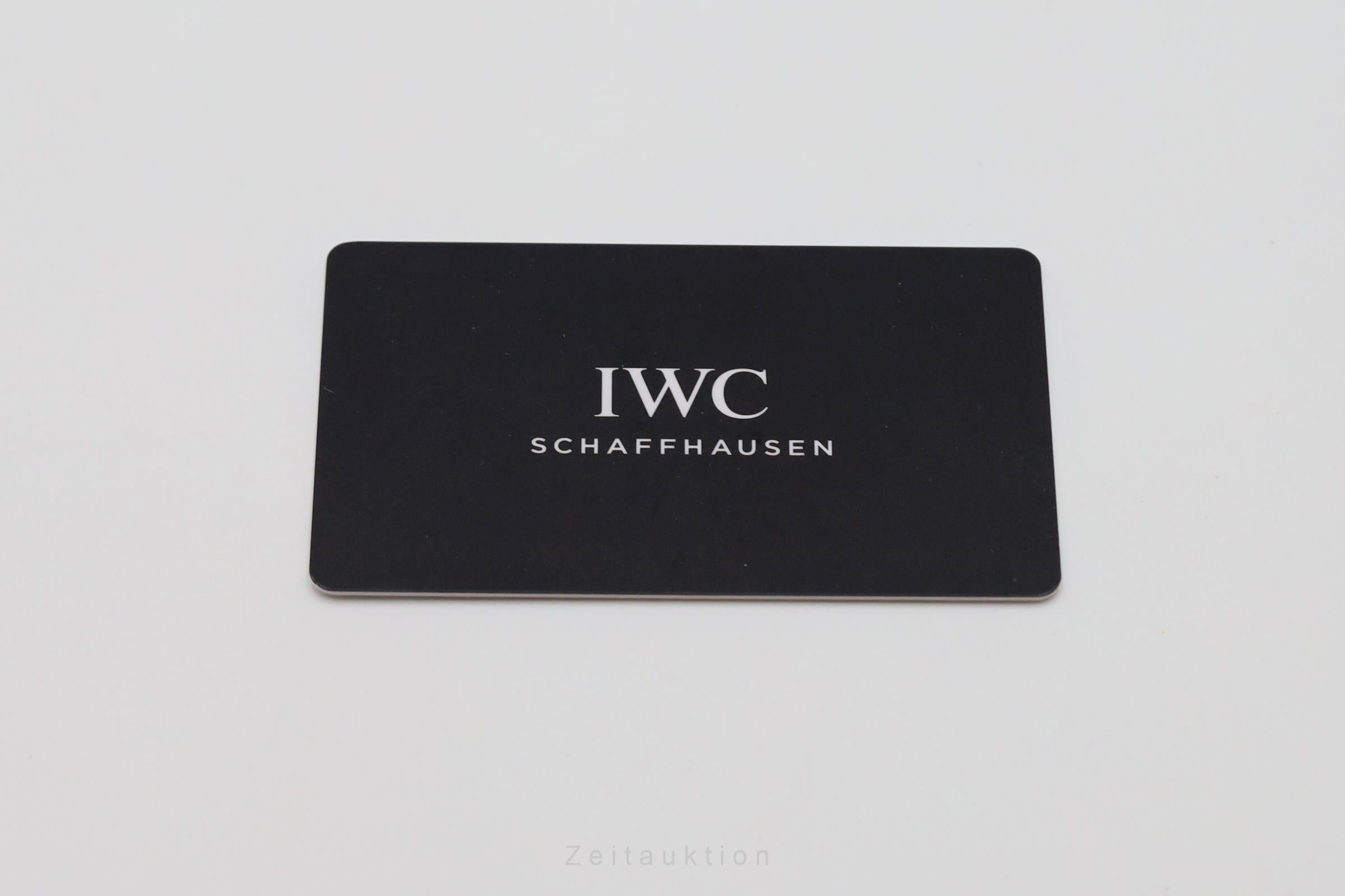 IWC Portugieser cronografo acciaio automatismo orologio da uomo IW371606 LP: 9100EUR  [2604738]