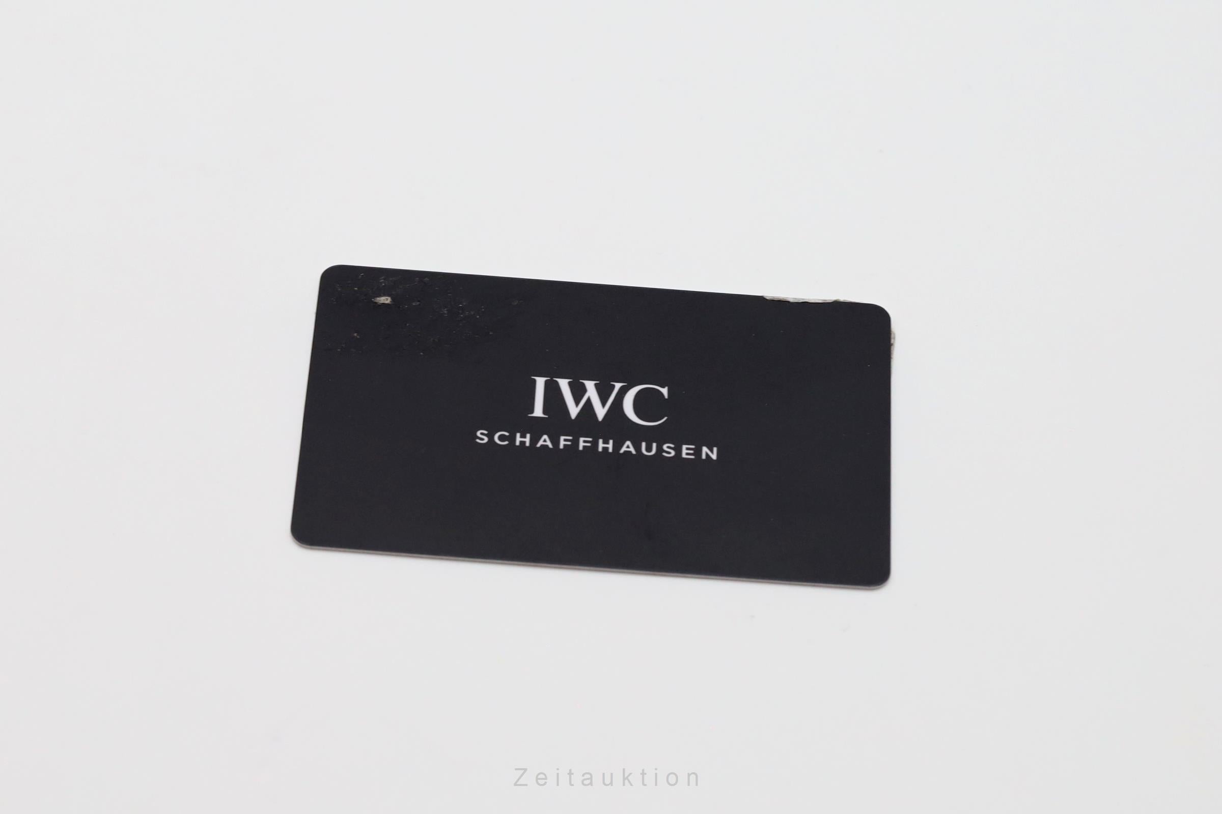 IWC Portugieser cronografo acciaio automatismo orologio da uomo IW371606 LP: 9100EUR  [2604739]
