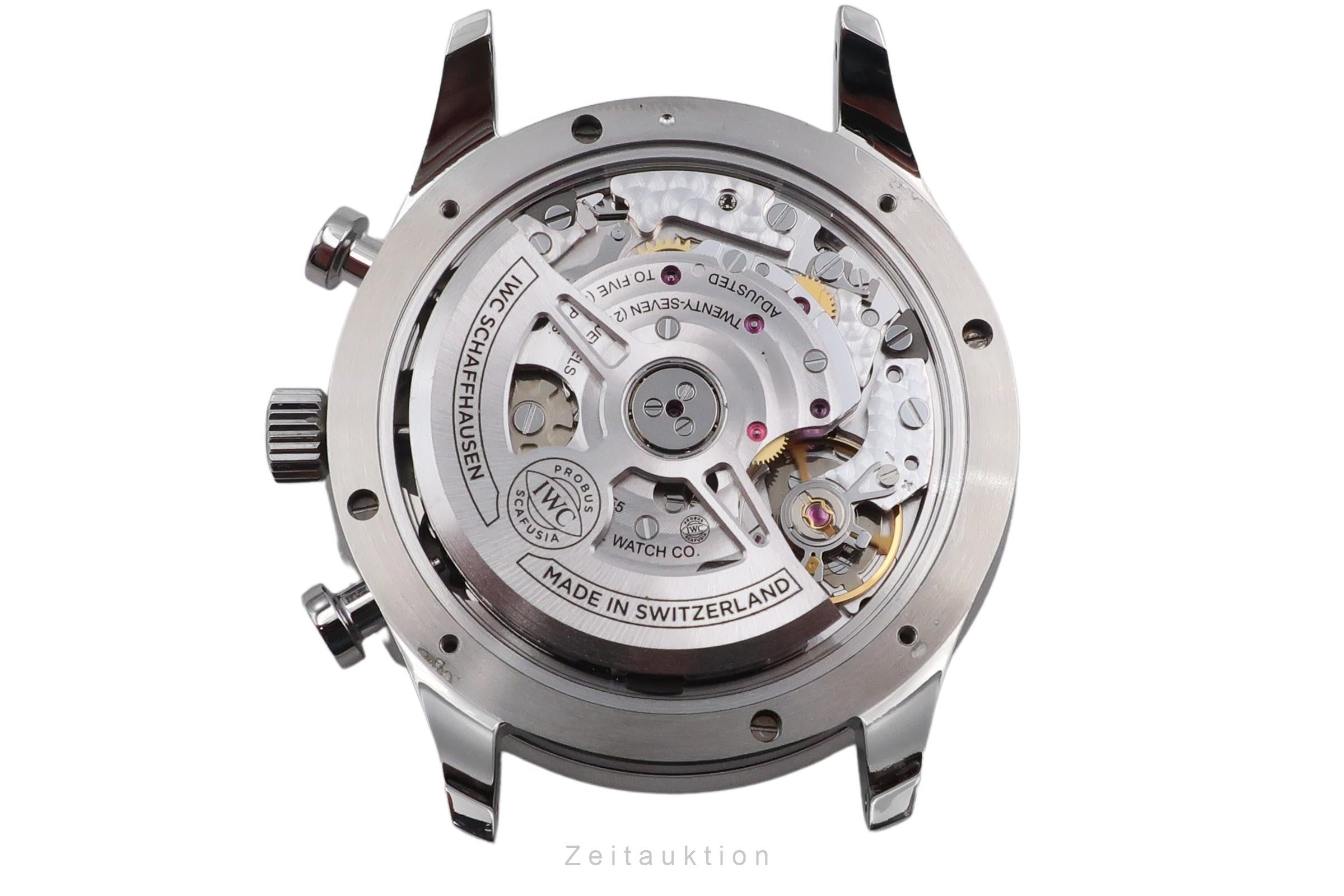 IWC Portugieser cronografo acciaio automatismo orologio da uomo IW371606 LP: 9100EUR  [2604739]