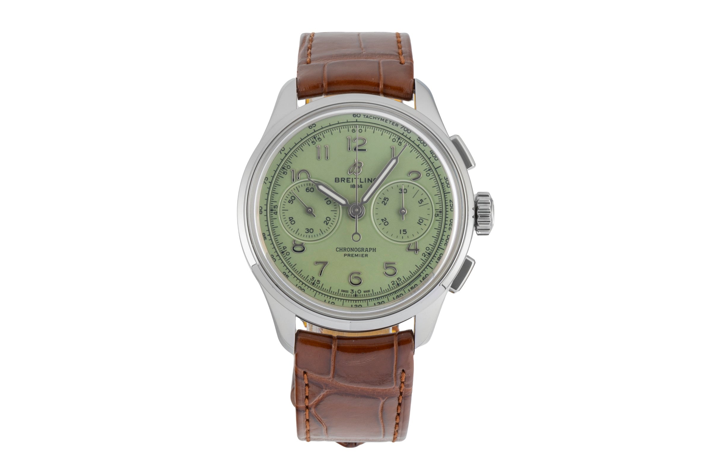 Breitling Premier chronographe acier à remontage manuel montre pour hommes AB0930D31L1P1 LP: 9300EUR  [2604741]