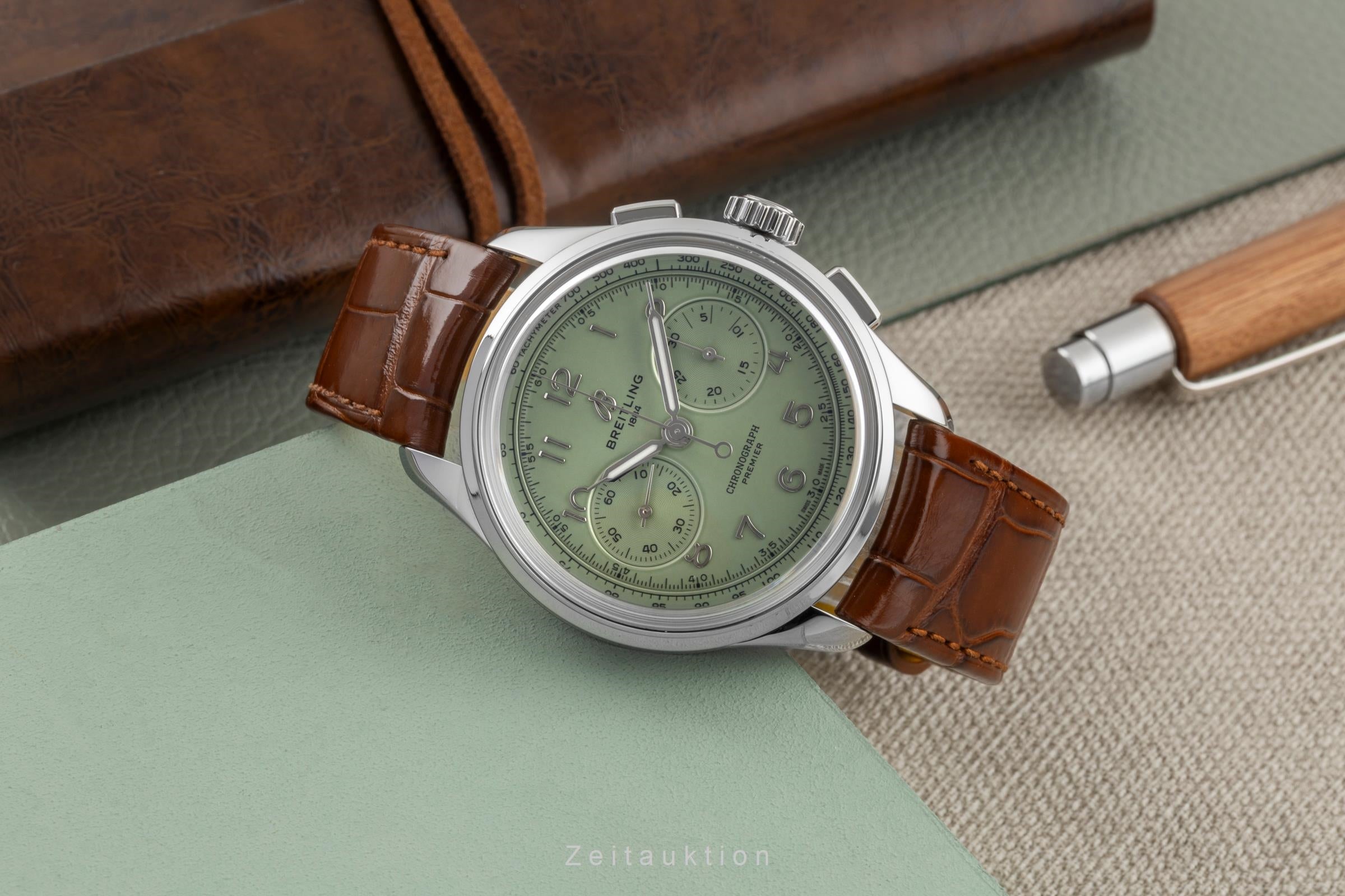 Breitling Premier chronographe acier à remontage manuel montre pour hommes AB0930D31L1P1 LP: 9300EUR  [2604741]