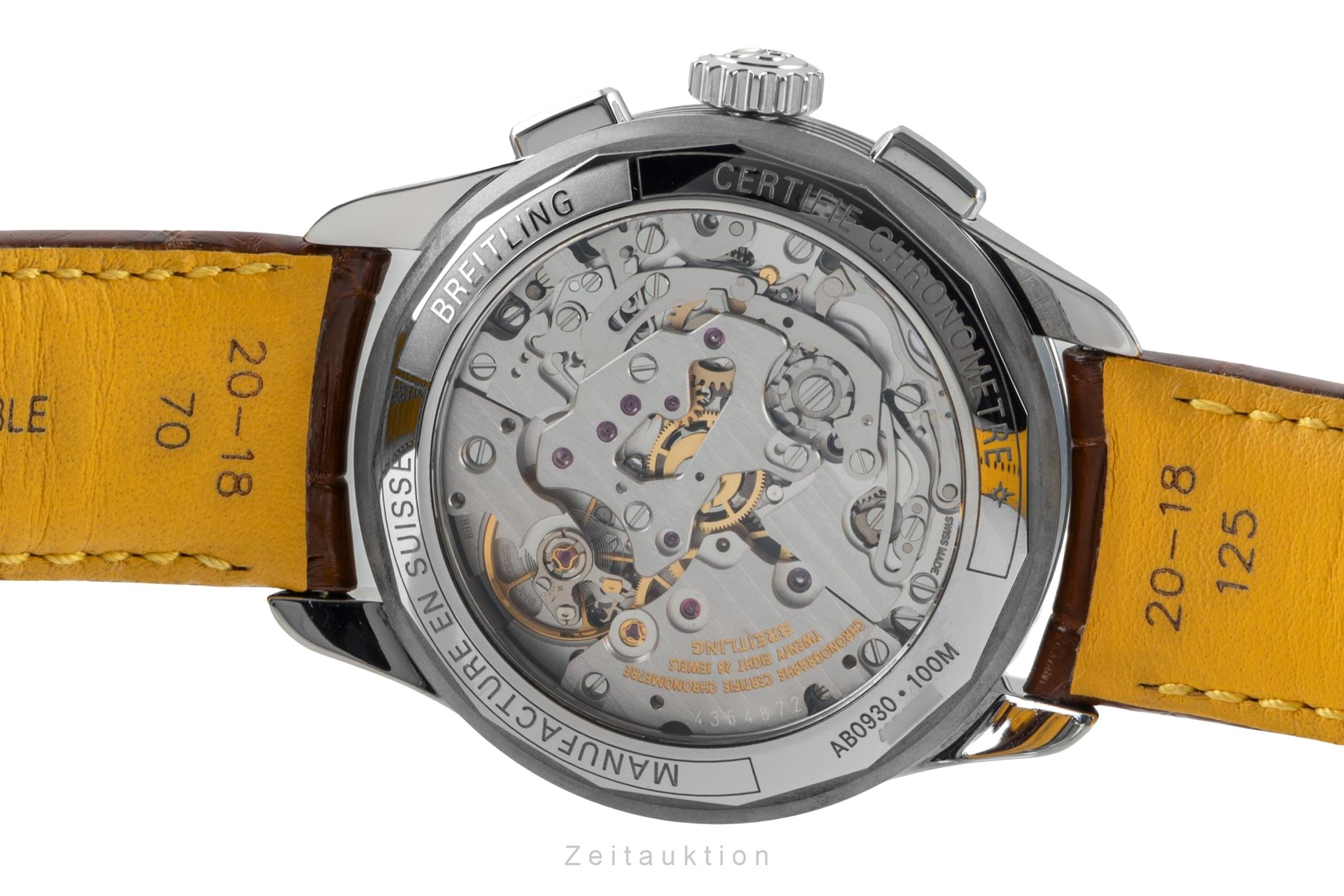 Breitling Premier chronographe acier à remontage manuel montre pour hommes AB0930D31L1P1 LP: 9300EUR  [2604741]