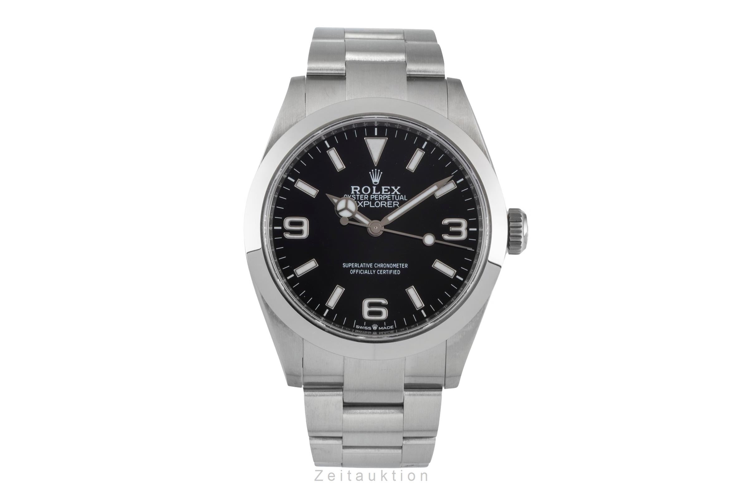 Rolex Explorer steel automatic men's watch 224270  [2604742]