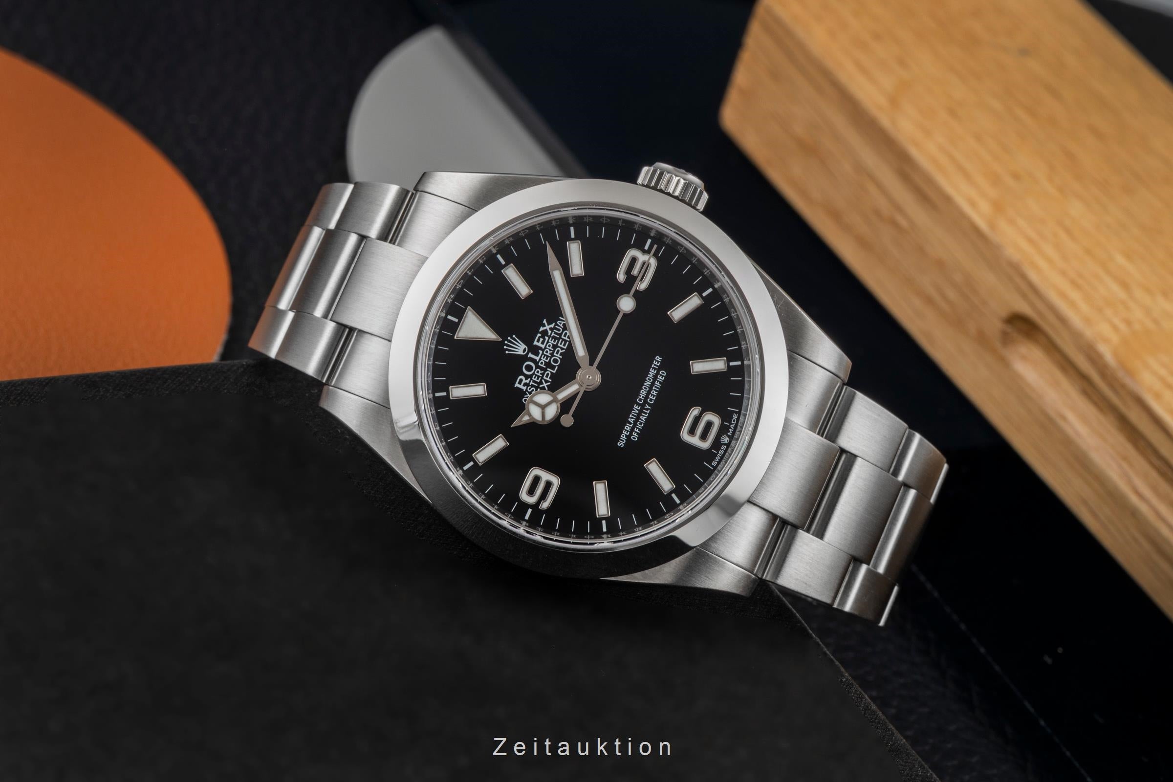 Rolex Explorer steel automatic men's watch 224270  [2604742]