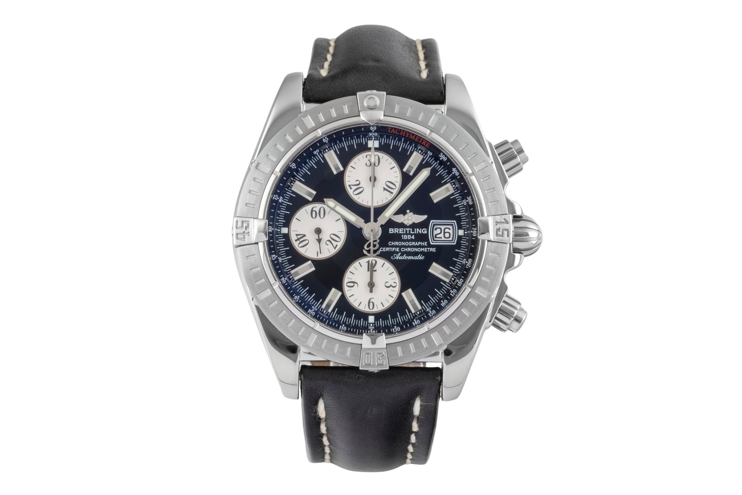 Breitling Evolution chronographe acier automatique montre pour hommes A13356  [2604743]