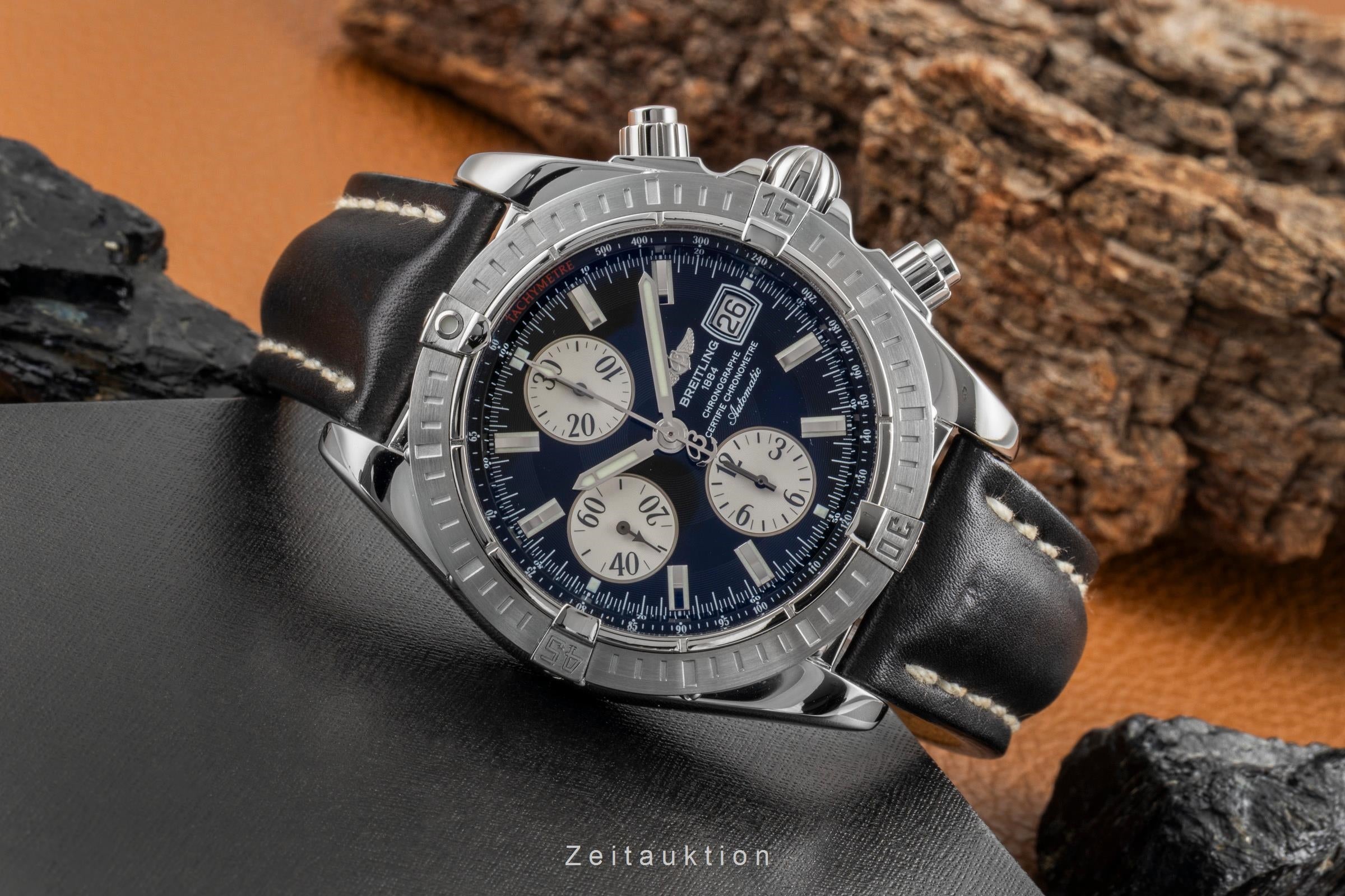 Breitling Chronomat Evolution Chronograph Stahl Automatik Ref. A13356 B&P [2604743]