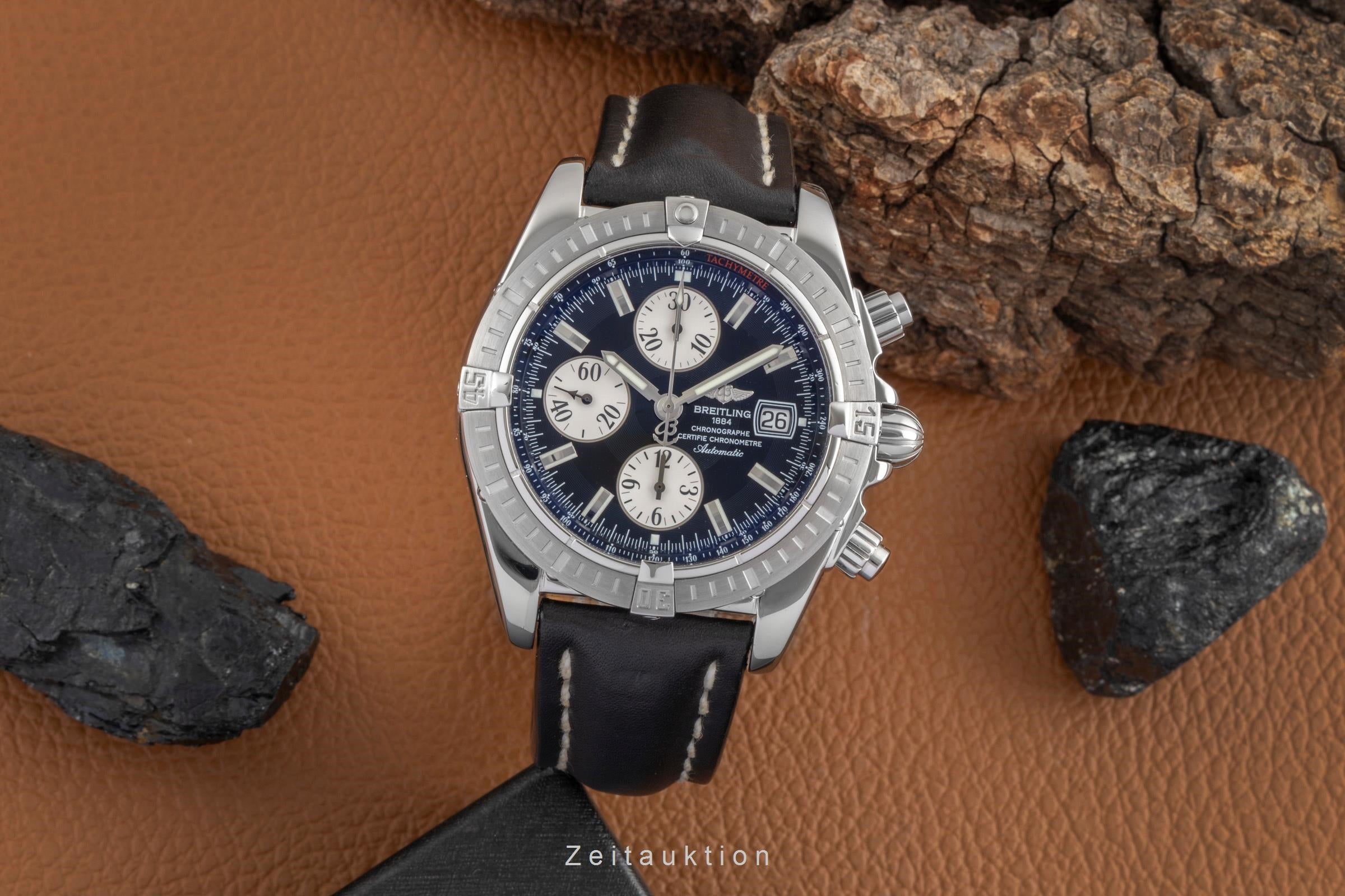 Breitling Chronomat Evolution Chronograph Stahl Automatik Ref. A13356 B&P [2604743]