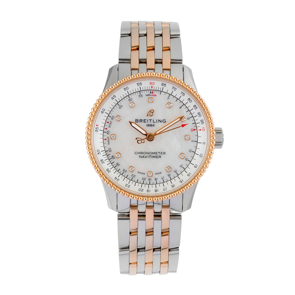 Breitling Navitimer 35 Stahl / Gold Automatik Ref U17395211A1U1 NP.: 10400,- € [2604744]