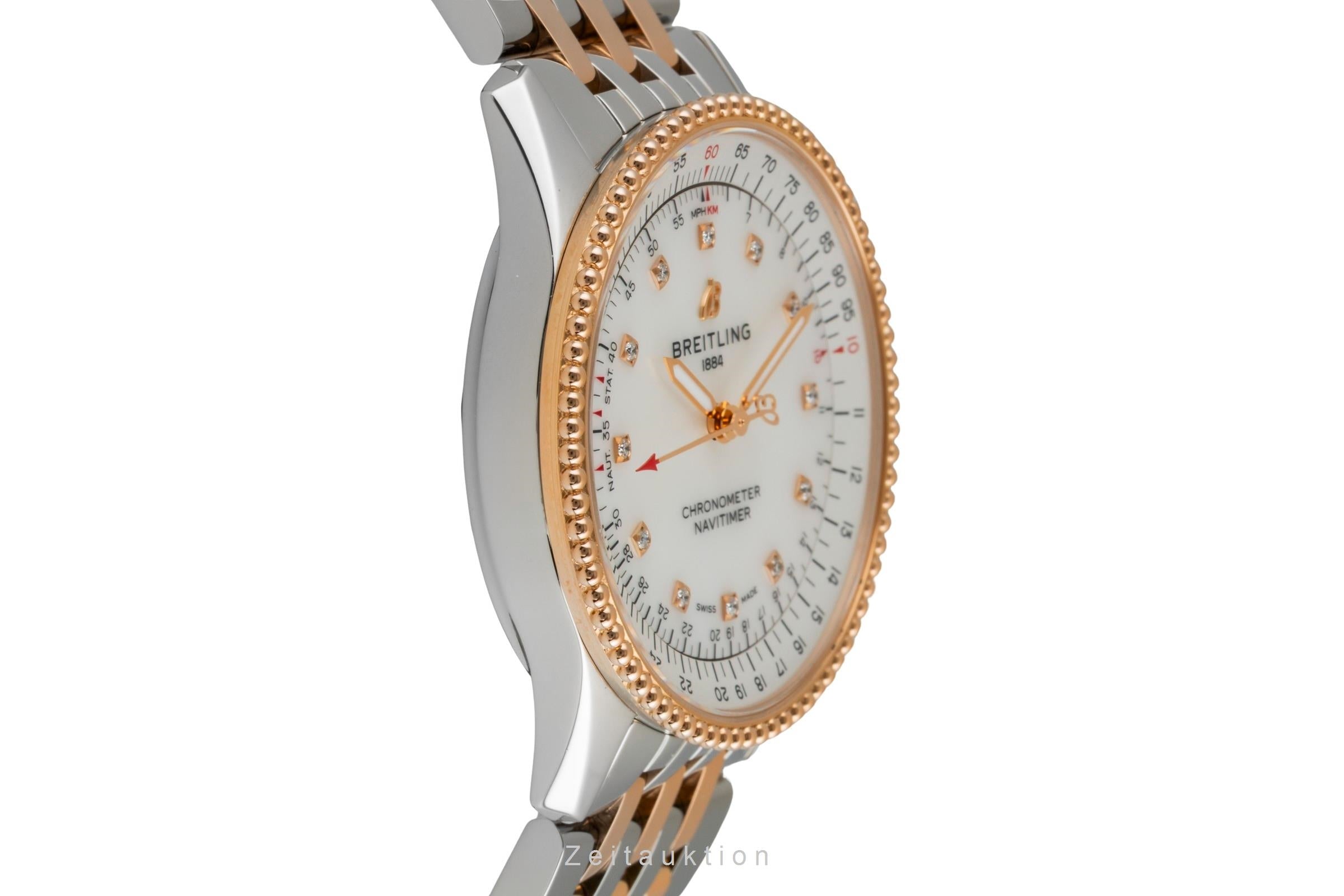 Breitling Navitimer 35 Stahl / Gold Automatik Ref U17395211A1U1 NP.: 10400,- € [2604744]