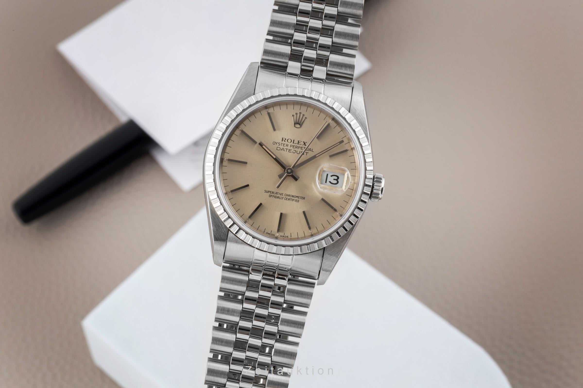 Rolex Datejust steel automatic men's watch 16220  [2604754]