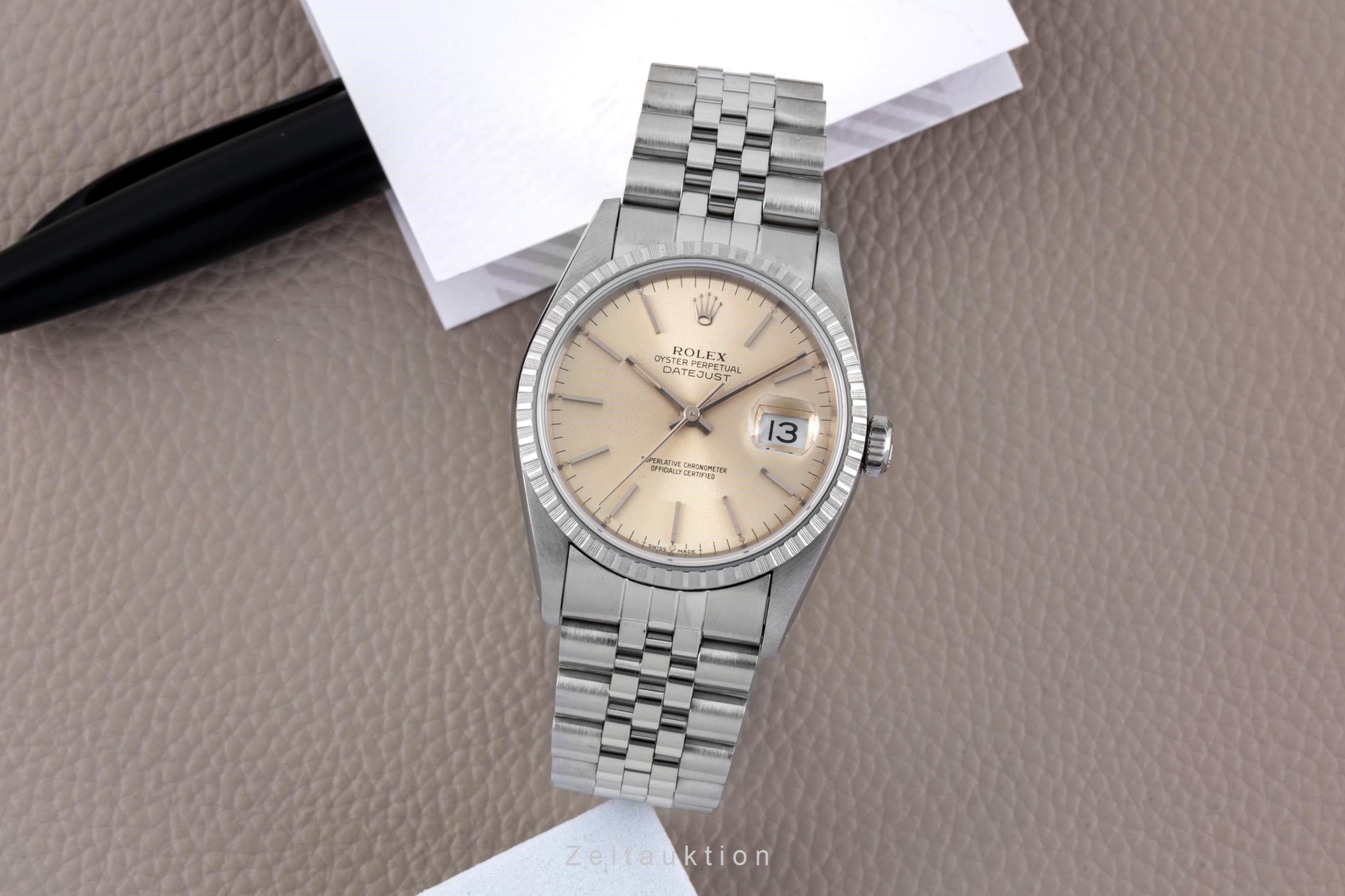 Rolex Datejust steel automatic men's watch 16220  [2604754]