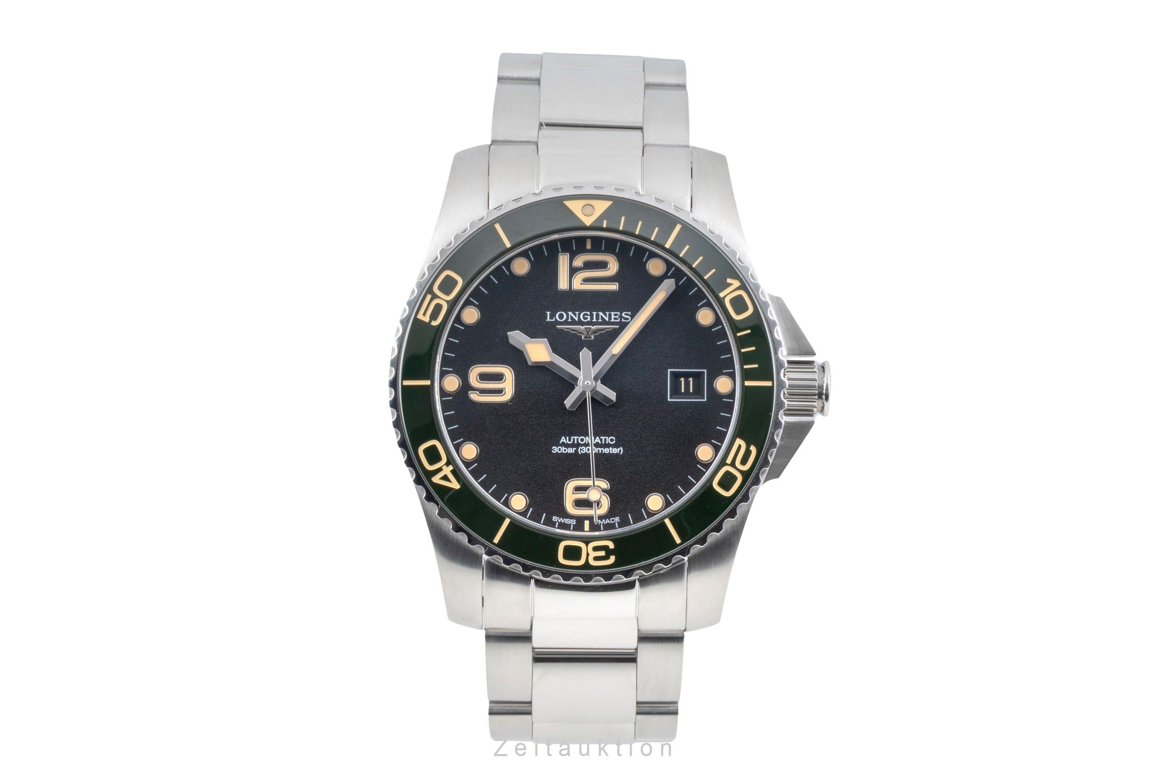 Longines Hydro Conquest steel automatic men's watch L3.781.4.05.6 LP: 1950EUR  [2604755]