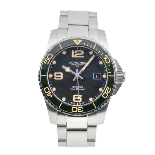 Longines Hydro Conquest steel automatic men's watch L3.781.4.05.6 LP: 1950EUR  [2604755]