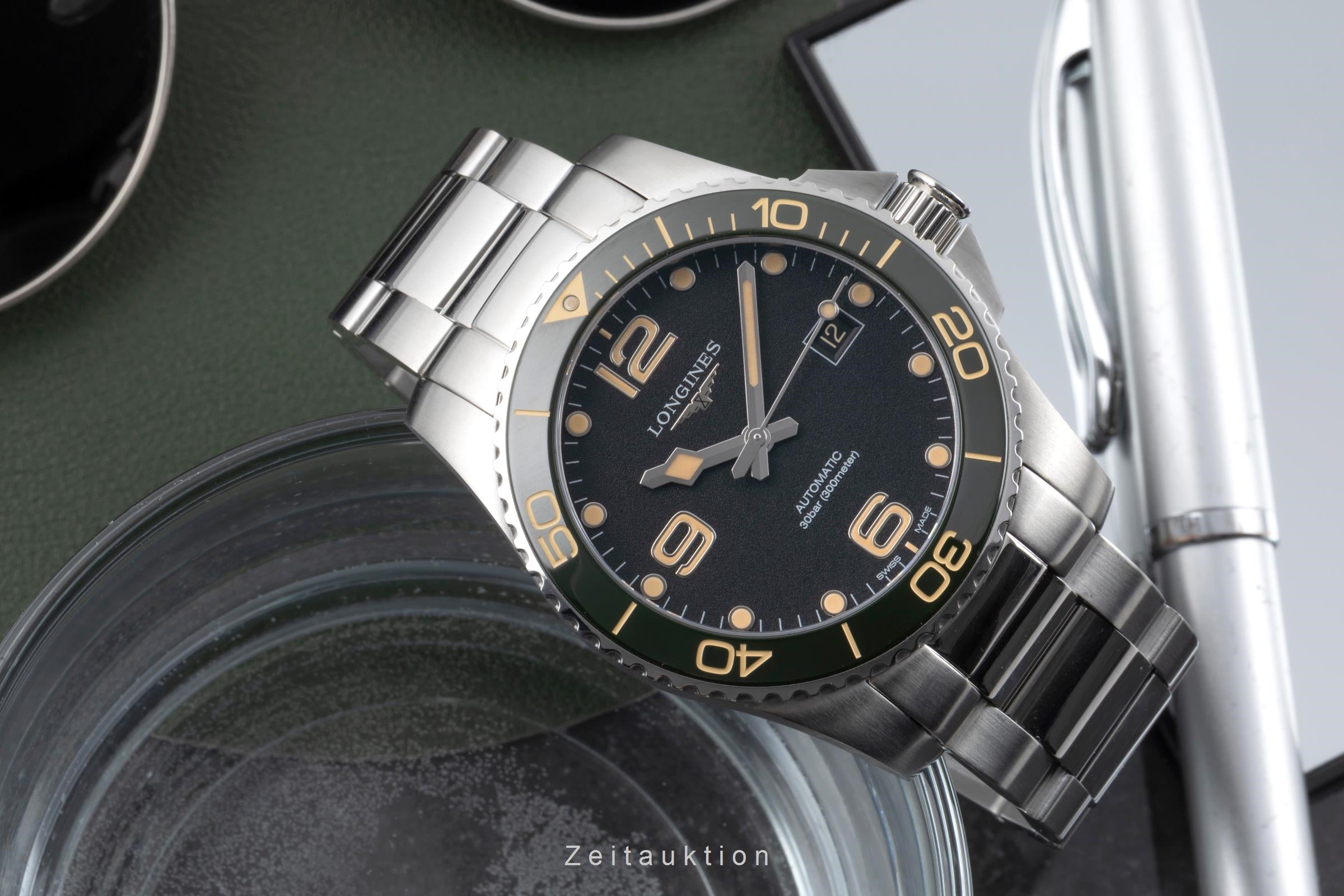 Longines Hydro Conquest steel automatic men's watch L3.781.4.05.6 LP: 1950EUR  [2604755]