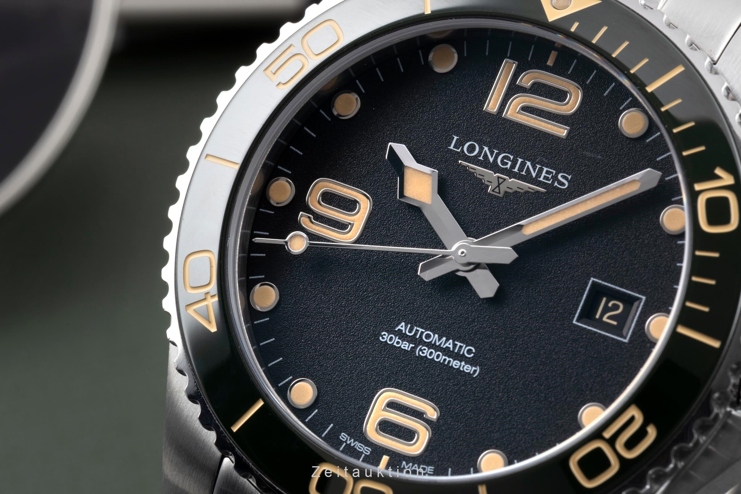 Longines Hydro Conquest steel automatic men's watch L3.781.4.05.6 LP: 1950EUR  [2604755]