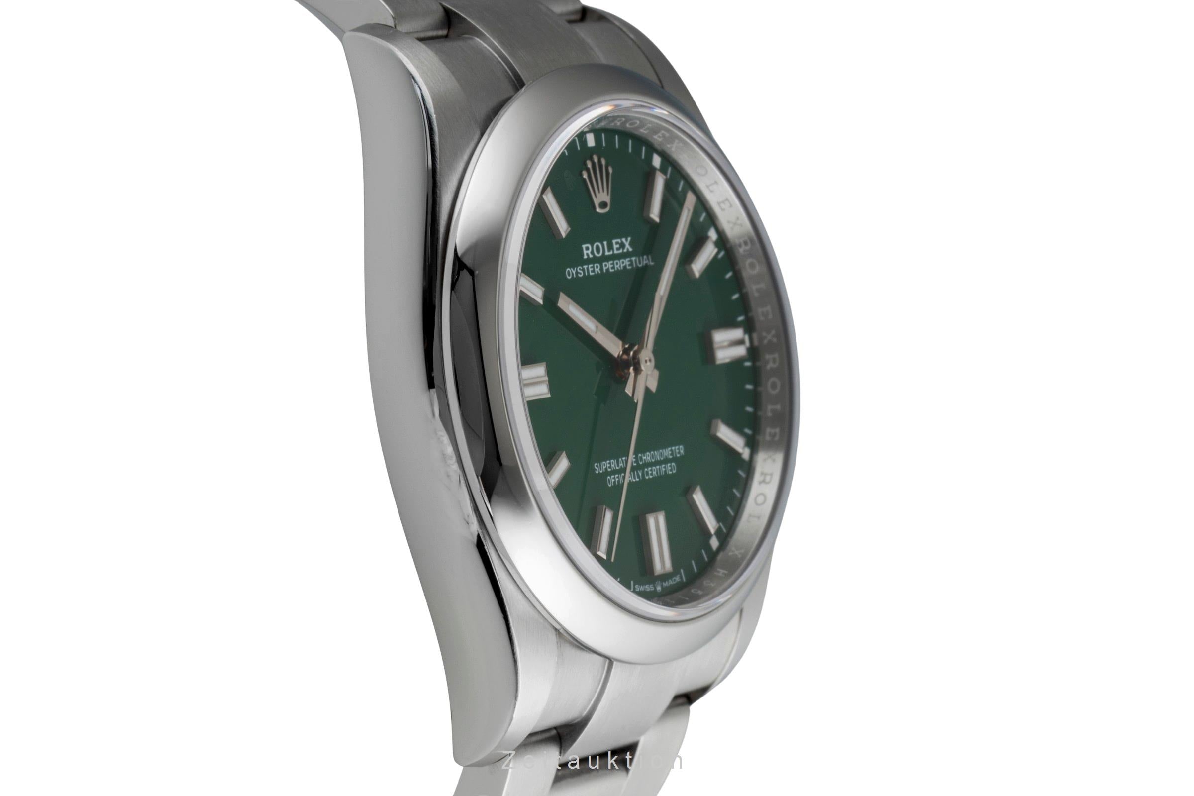 Rolex Oyster Perpetual 36 Green Dial Edelstahl Automatik Ref. 126000 B&P 2025 [2604756]