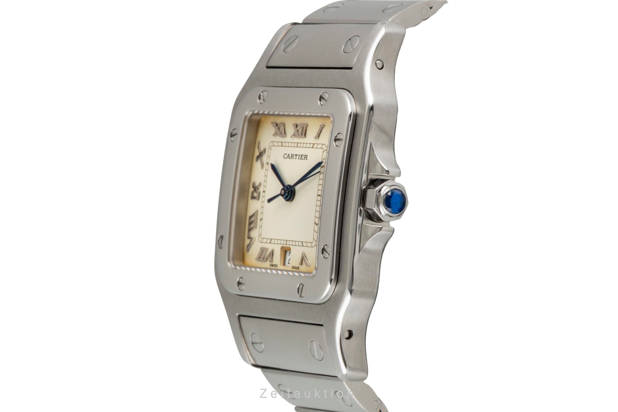 Cartier Santos steel quartz men's watch W20025D6  [2604757]