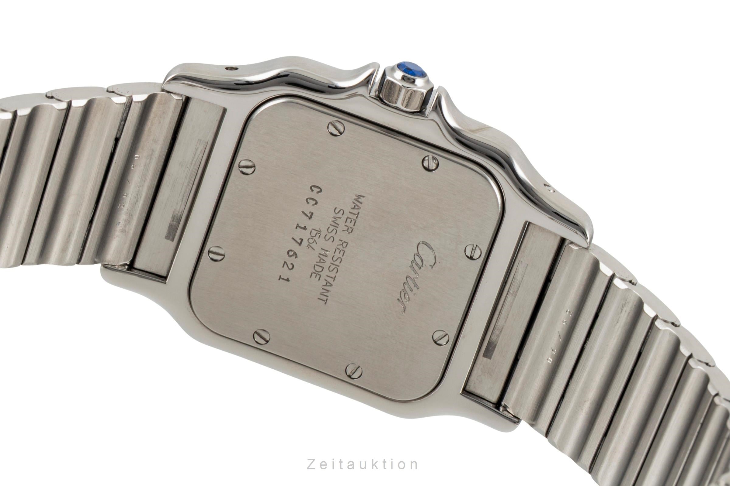 Cartier Santos steel quartz men's watch W20025D6  [2604757]
