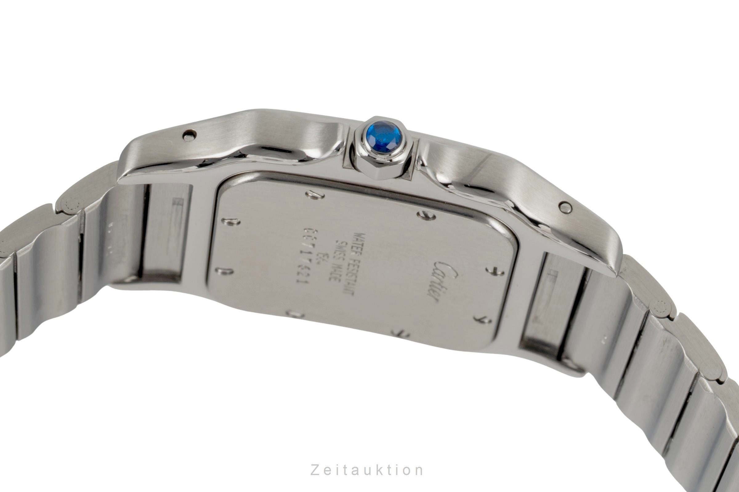 Cartier Santos steel quartz men's watch W20025D6  [2604757]