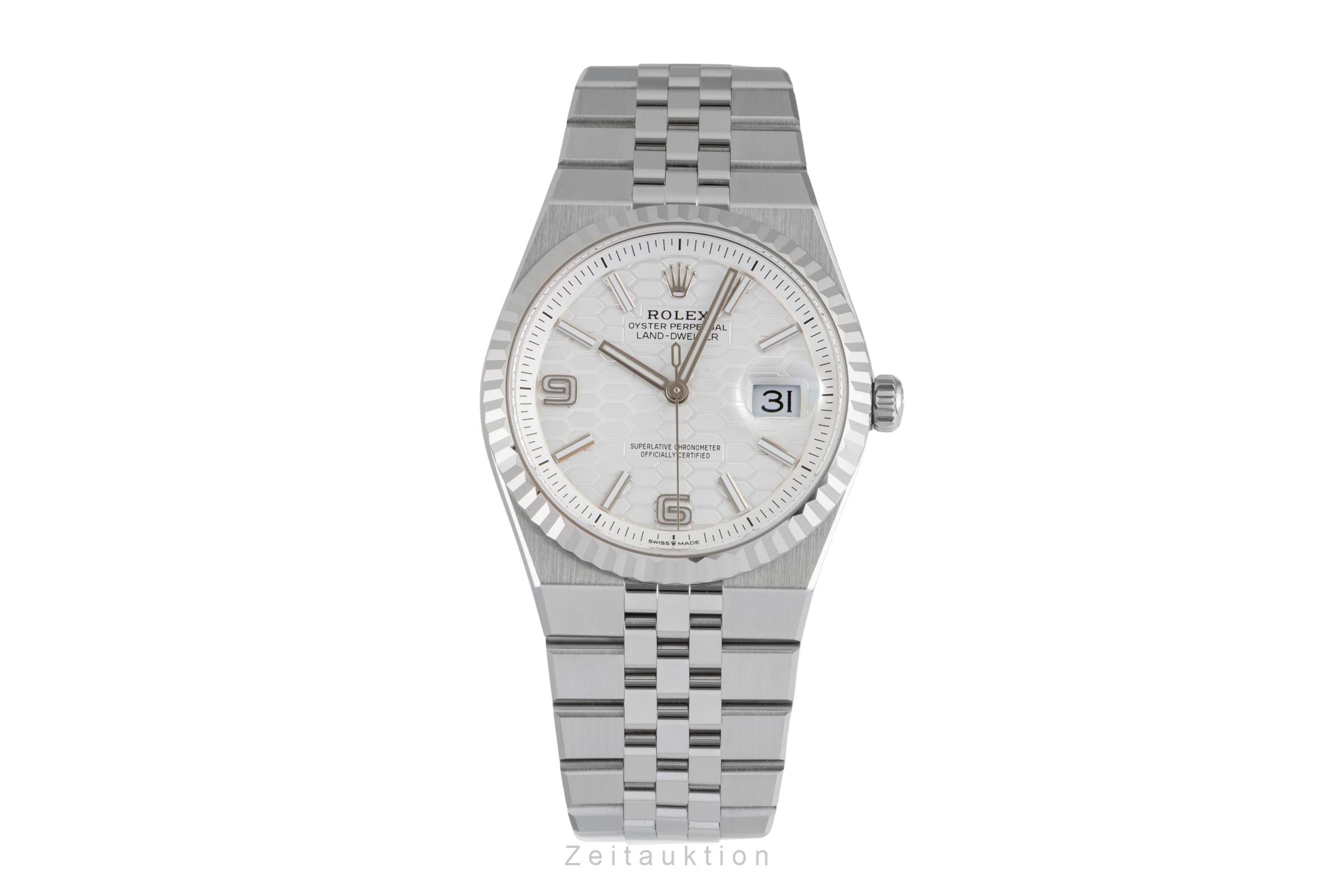 Rolex Land-Dweller steel / white gold automatic men's watch 127234  [2604760]