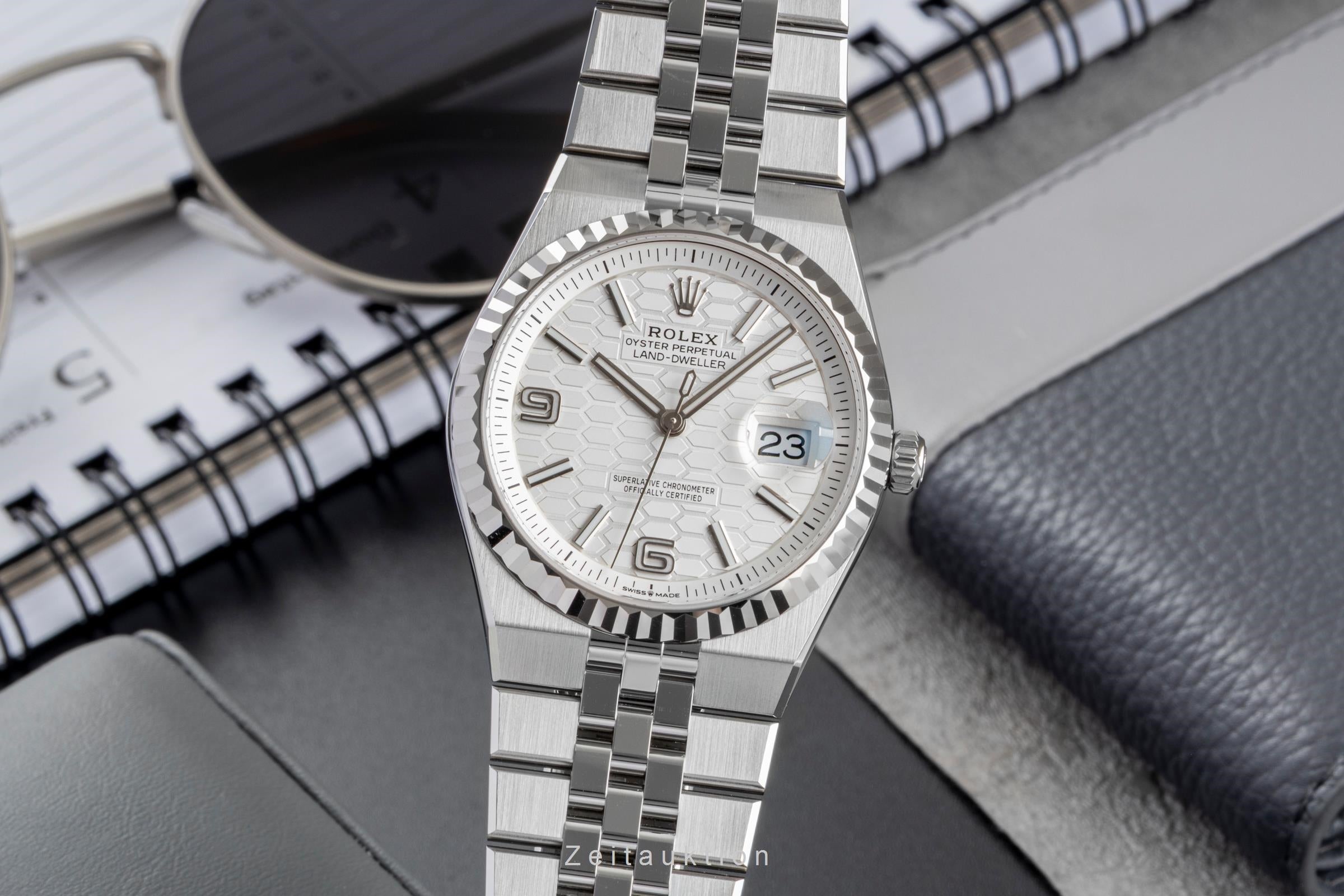 Rolex Land-Dweller steel / white gold automatic men's watch 127234  [2604760]