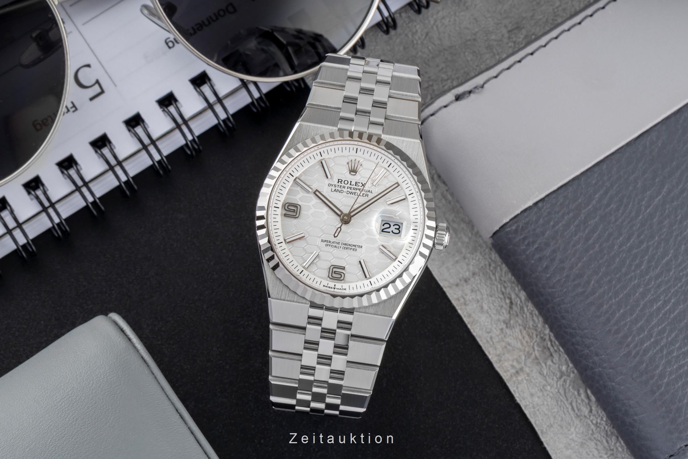 Rolex Land-Dweller steel / white gold automatic men's watch 127234  [2604760]