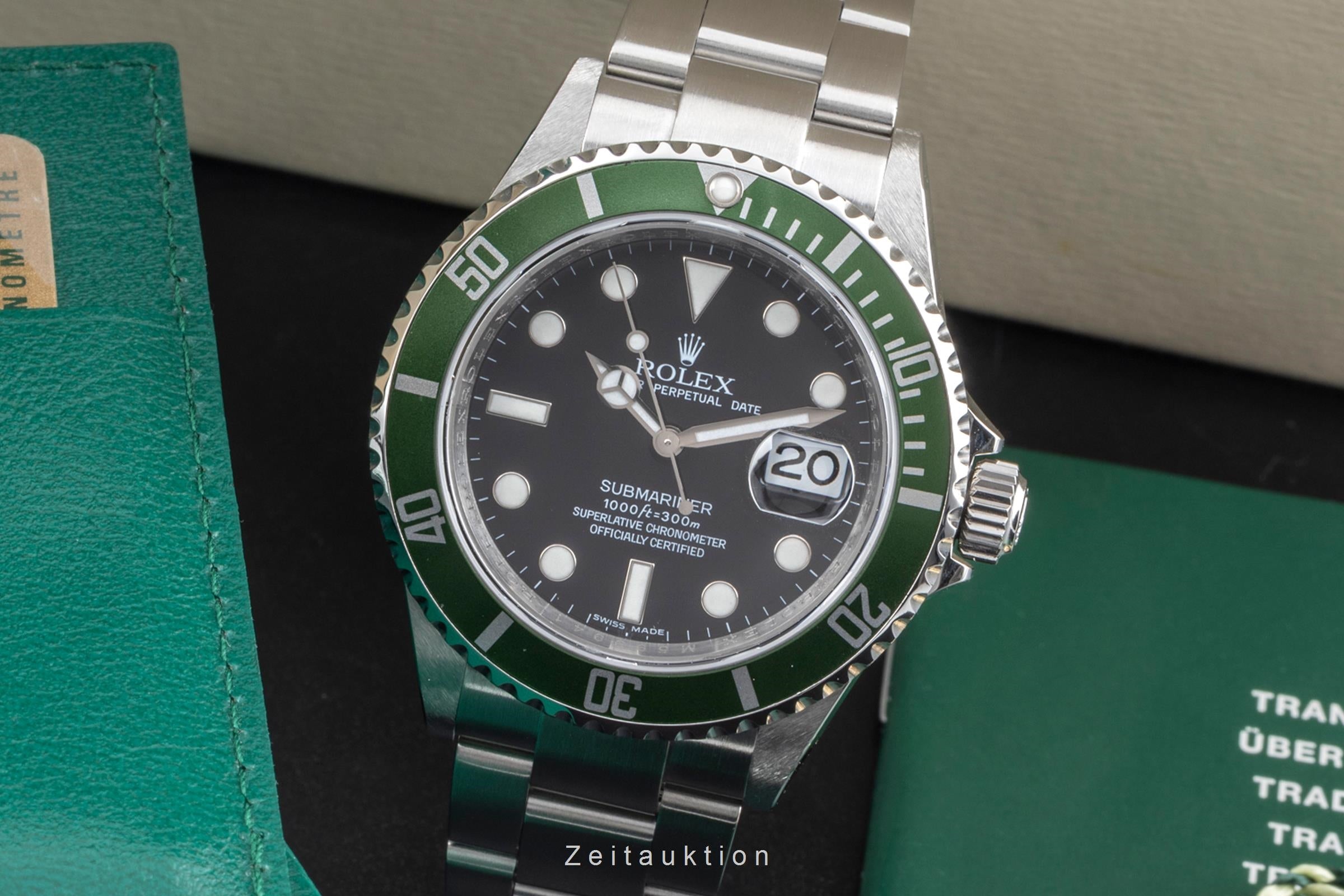 Rolex Submariner acciaio automatismo orologio da uomo 16610LV  [2604762]