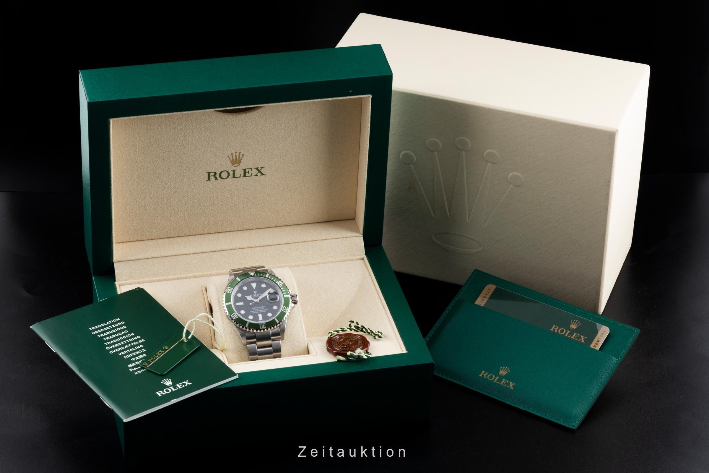 Rolex Submariner acciaio automatismo orologio da uomo 16610LV  [2604762]