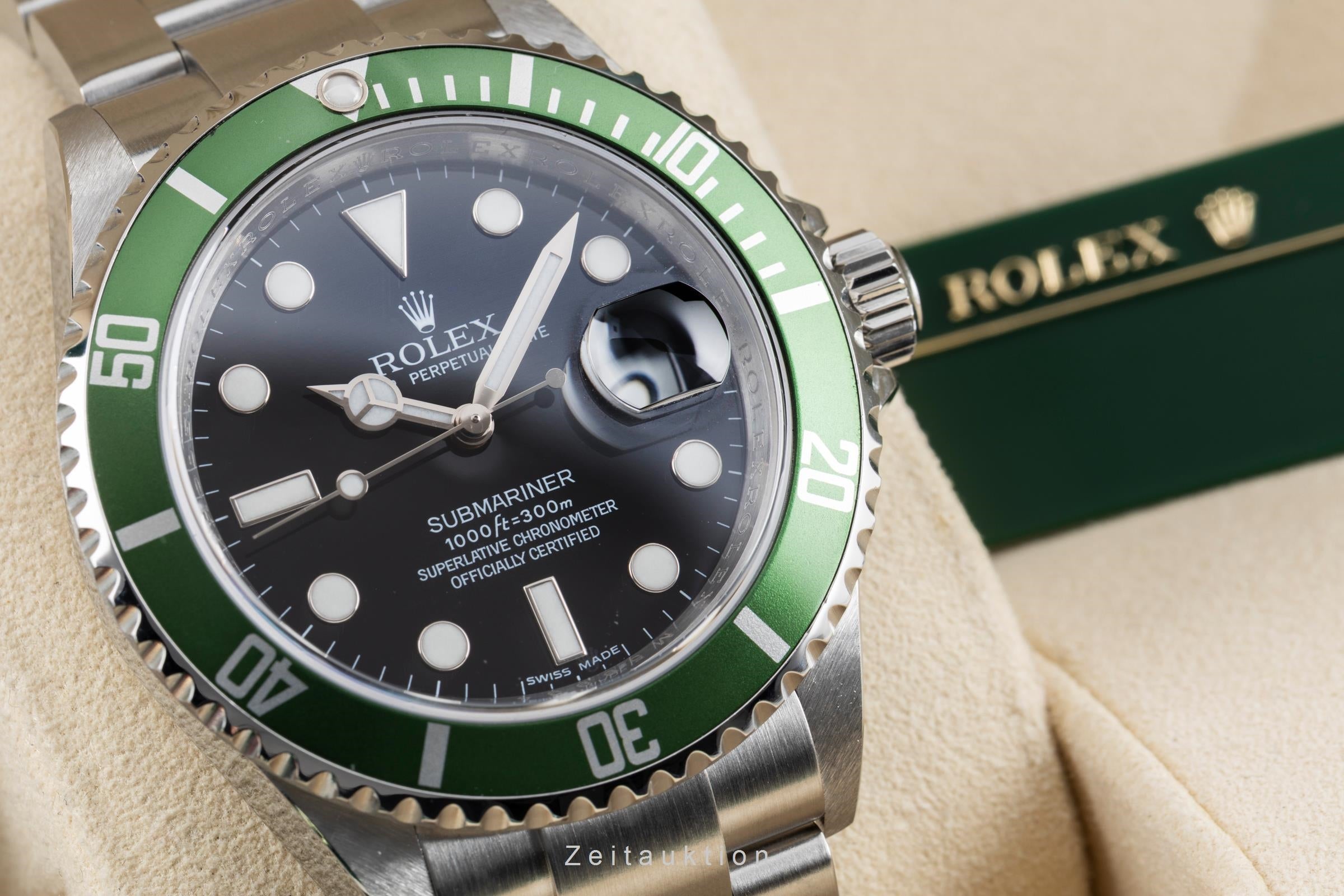 Rolex Submariner acciaio automatismo orologio da uomo 16610LV  [2604762]