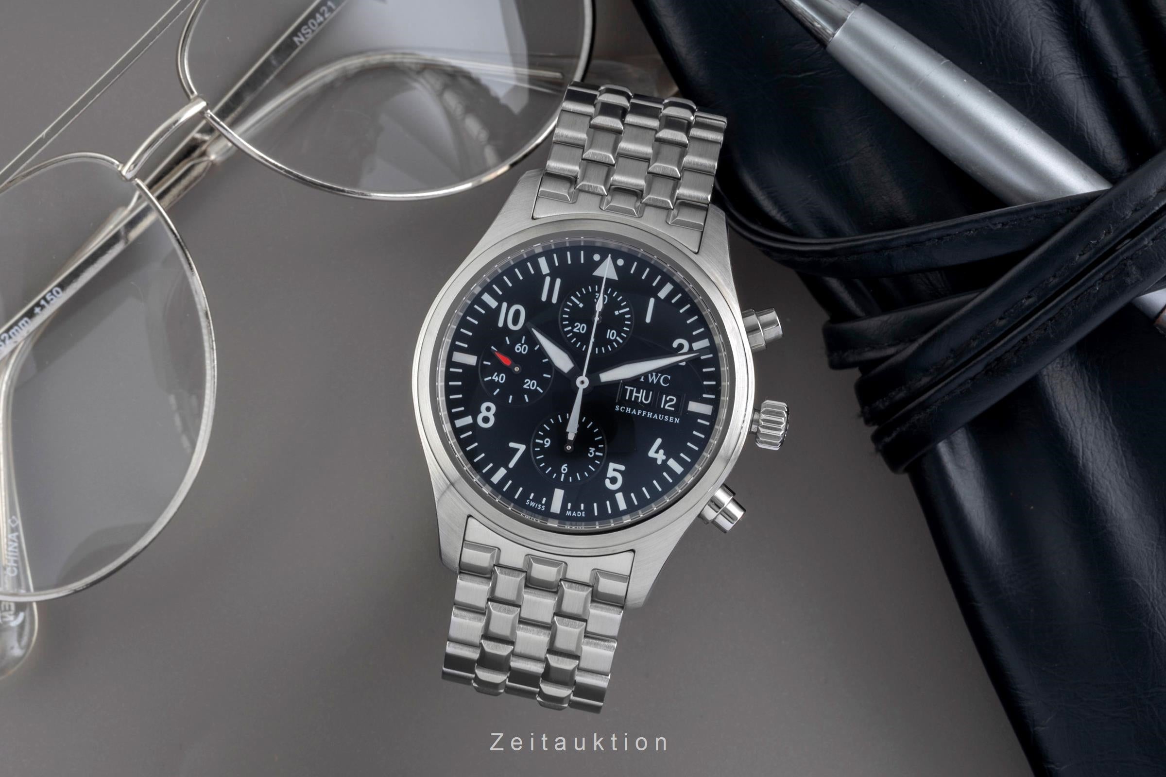 IWC Fliegerchronograph chronograph steel automatic men's watch IW371704  [2604770]