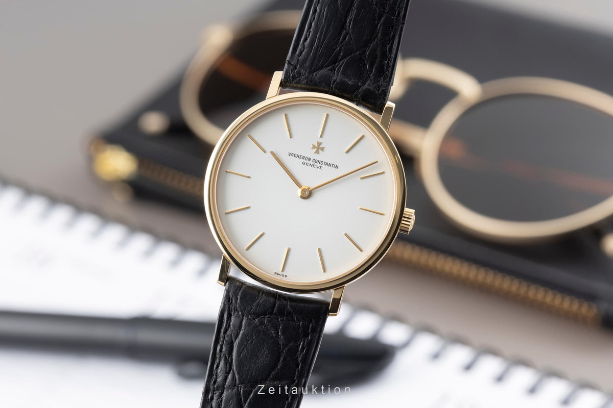 Vacheron & Constantin Patrimony 18k Gold Handaufzug Herrenuhr 31039/000J-3 B&P [2604775]