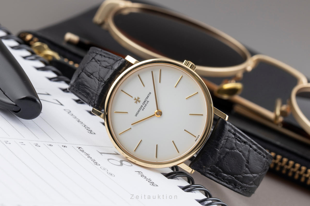 Vacheron & Constantin Patrimony 18k Gold Handaufzug Herrenuhr 31039/000J-3 B&P [2604775]