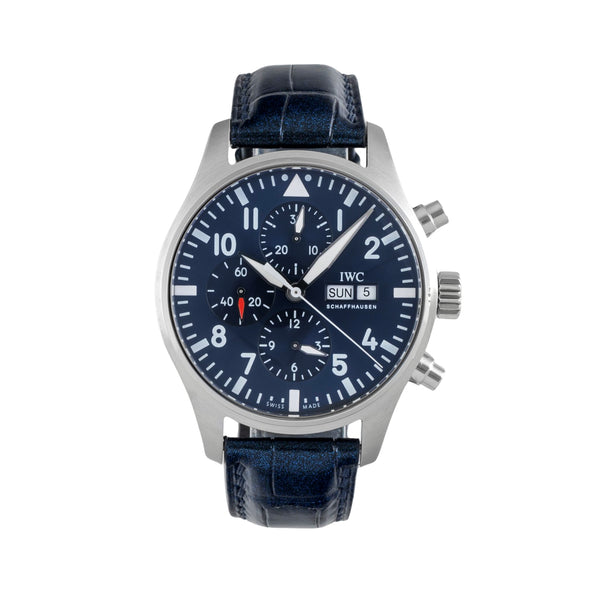 IWC Fliegerchronograph chronographe acier automatique montre pour hommes IW377714  [2604776]