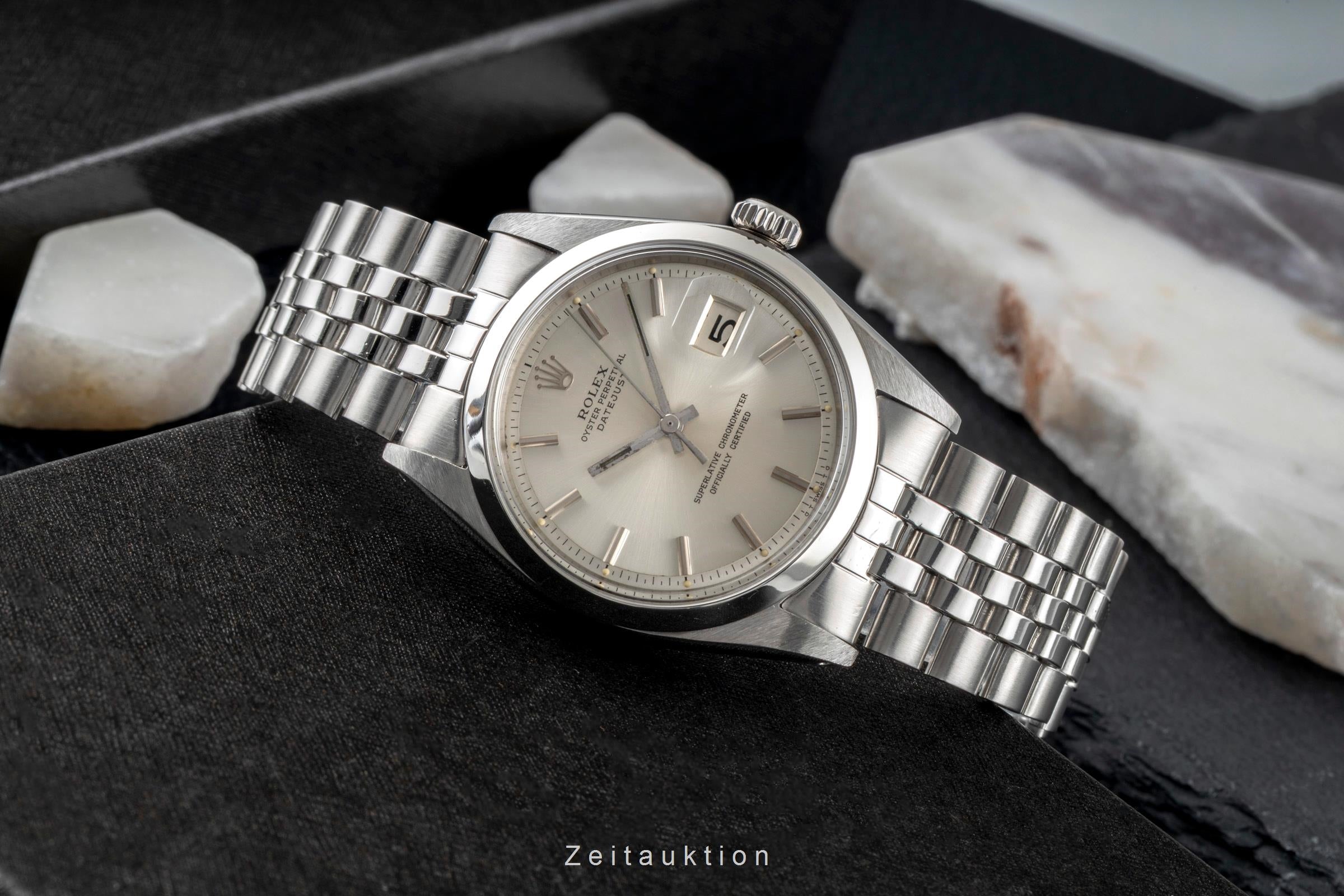 Rolex Datejust acciaio automatismo orologio da uomo 1600 Vintage  [2604777]