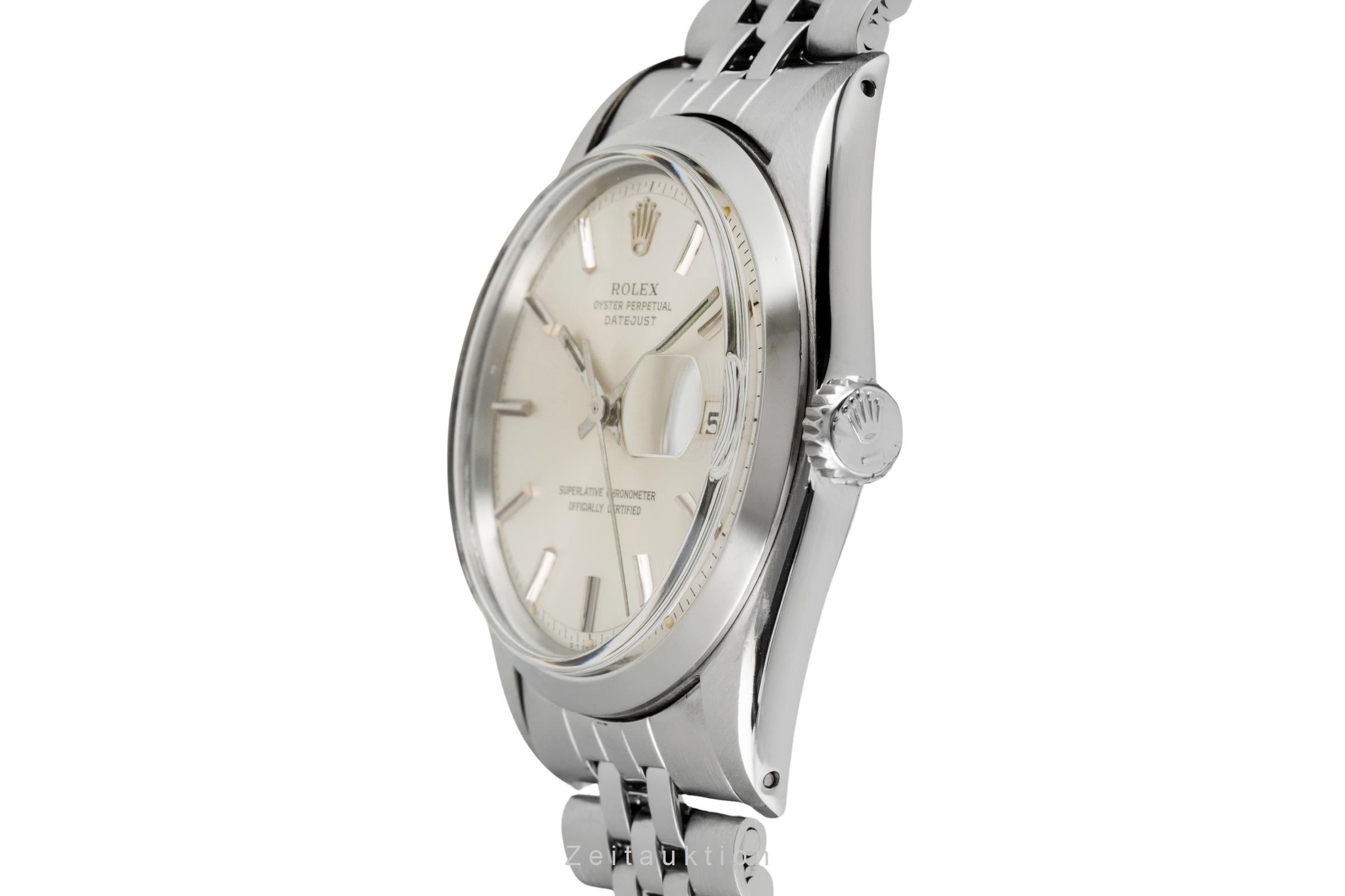 Rolex Datejust acciaio automatismo orologio da uomo 1600 Vintage  [2604777]