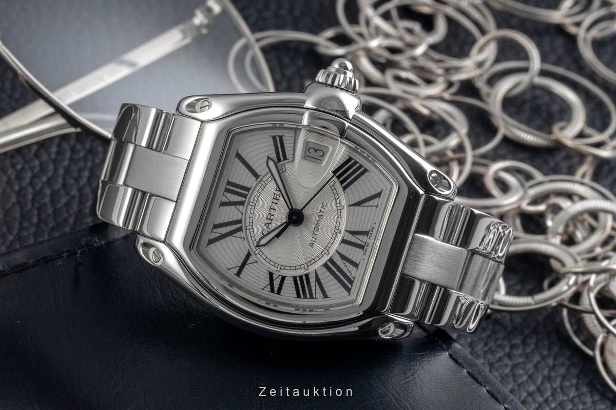 Cartier Roadster acciaio automatismo orologio da uomo W62025V3  [2604782]