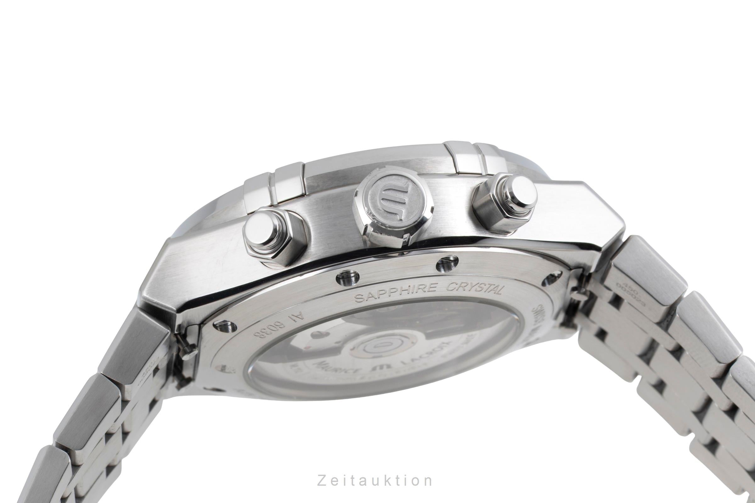 Maurice Lacroix Aikon cronógrafo acero automático reloj para caballeros AI6038-SS002-330-1 LP: 3400EUR  [2604785]