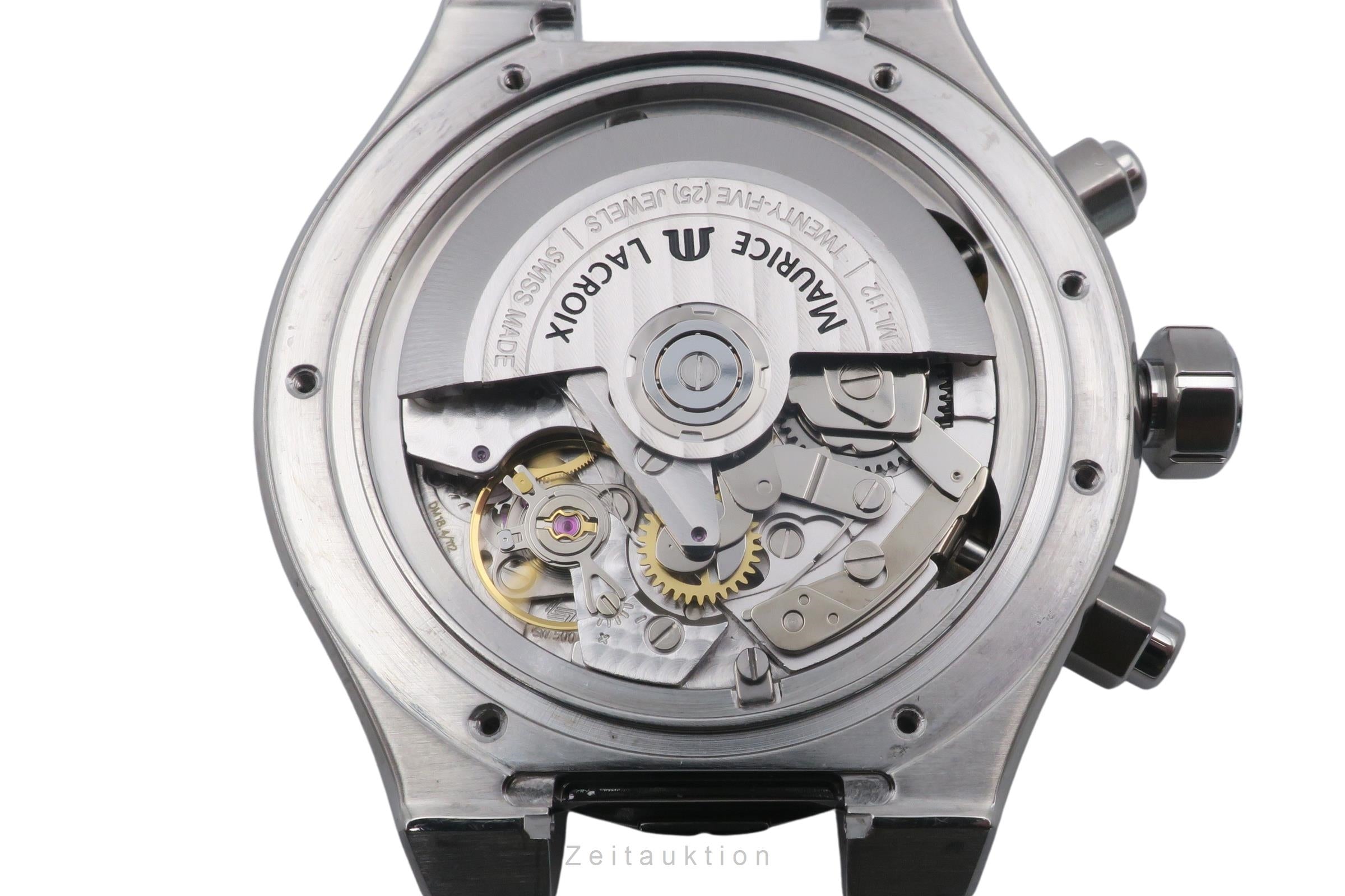 Maurice Lacroix Aikon cronógrafo acero automático reloj para caballeros AI6038-SS002-330-1 LP: 3400EUR  [2604785]