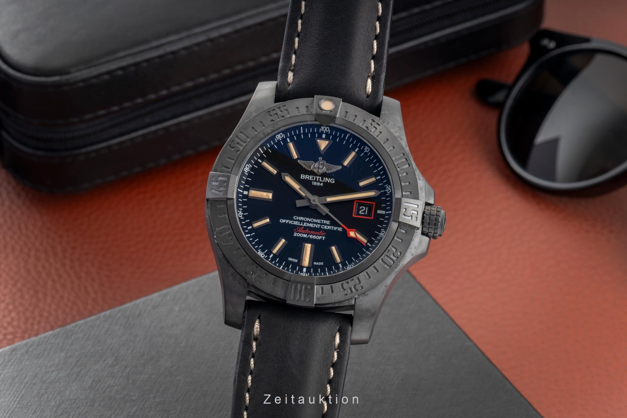 Breitling Avenger Blackbird 44 titanium automatic men's watch V1731110/BD74  [2604790]