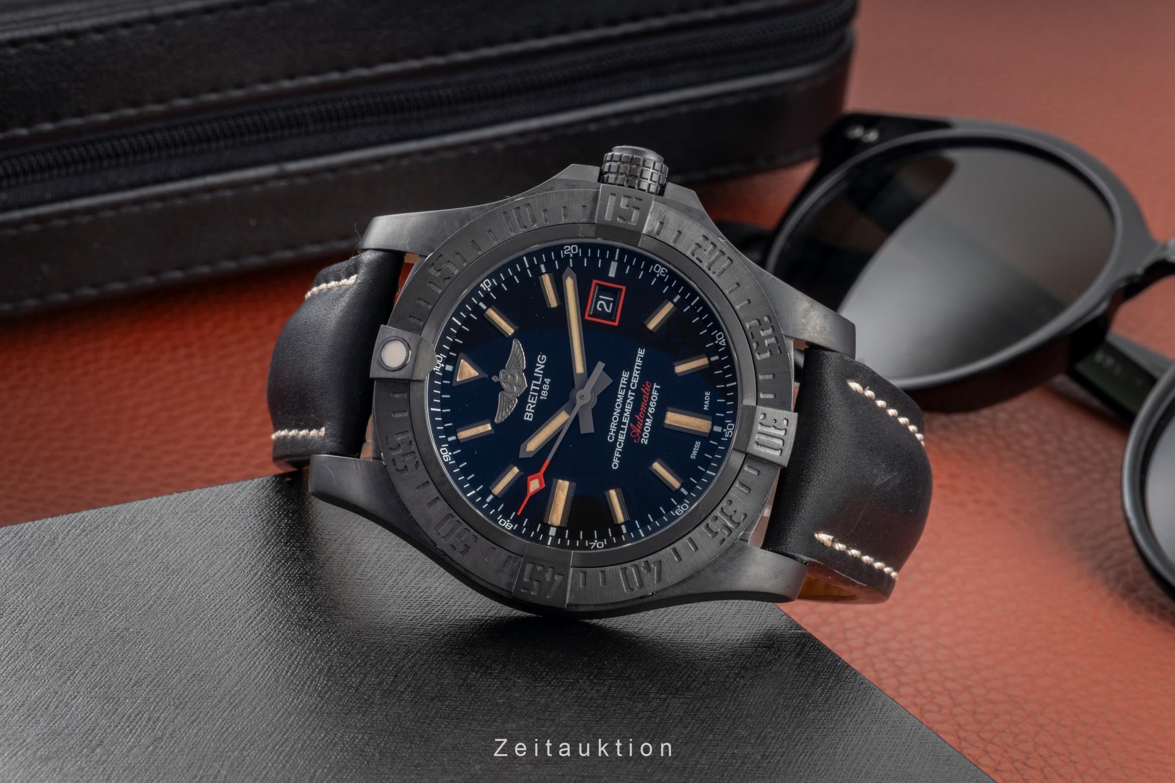 Breitling Avenger Blackbird 44 titanium automatic men's watch V1731110/BD74  [2604790]