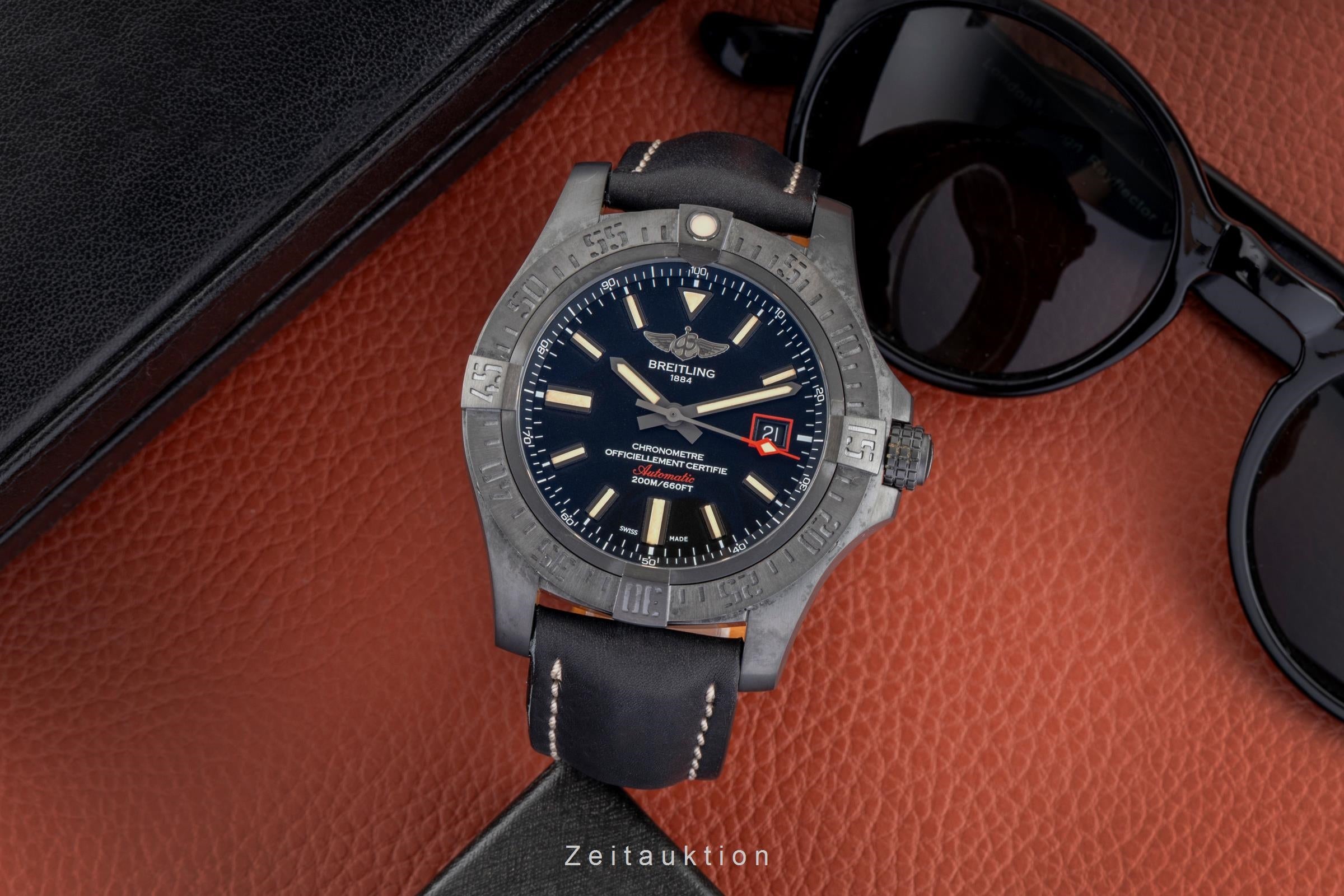 Breitling Avenger Blackbird 44 titanium automatic men's watch V1731110/BD74  [2604790]
