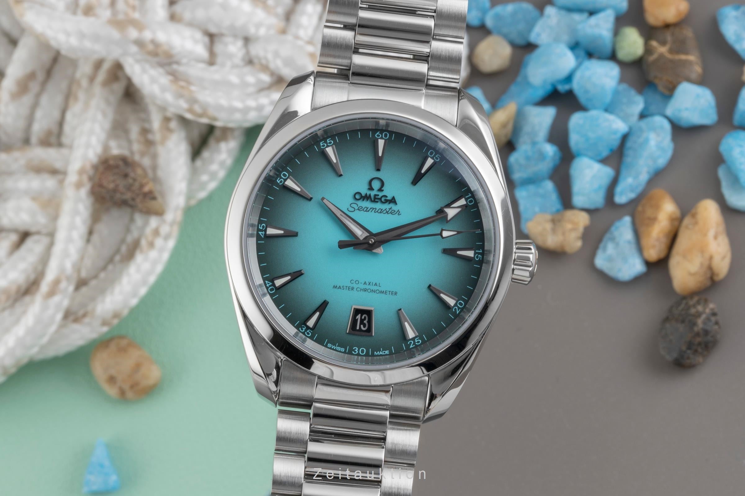 Omega Seamaster acero automático reloj para caballeros 220.10.38.20.03.005 LP: 7200EUR  [2604791]