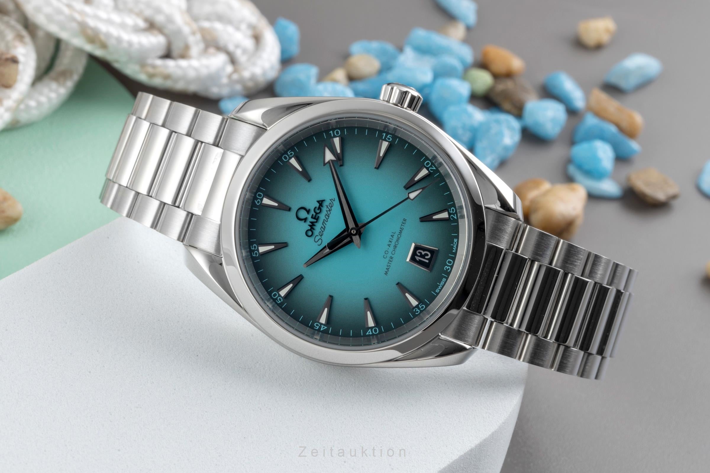 Omega Seamaster acero automático reloj para caballeros 220.10.38.20.03.005 LP: 7200EUR  [2604791]