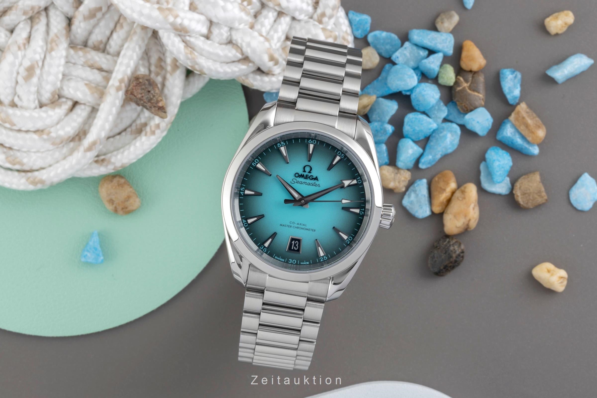 Omega Seamaster acero automático reloj para caballeros 220.10.38.20.03.005 LP: 7200EUR  [2604791]