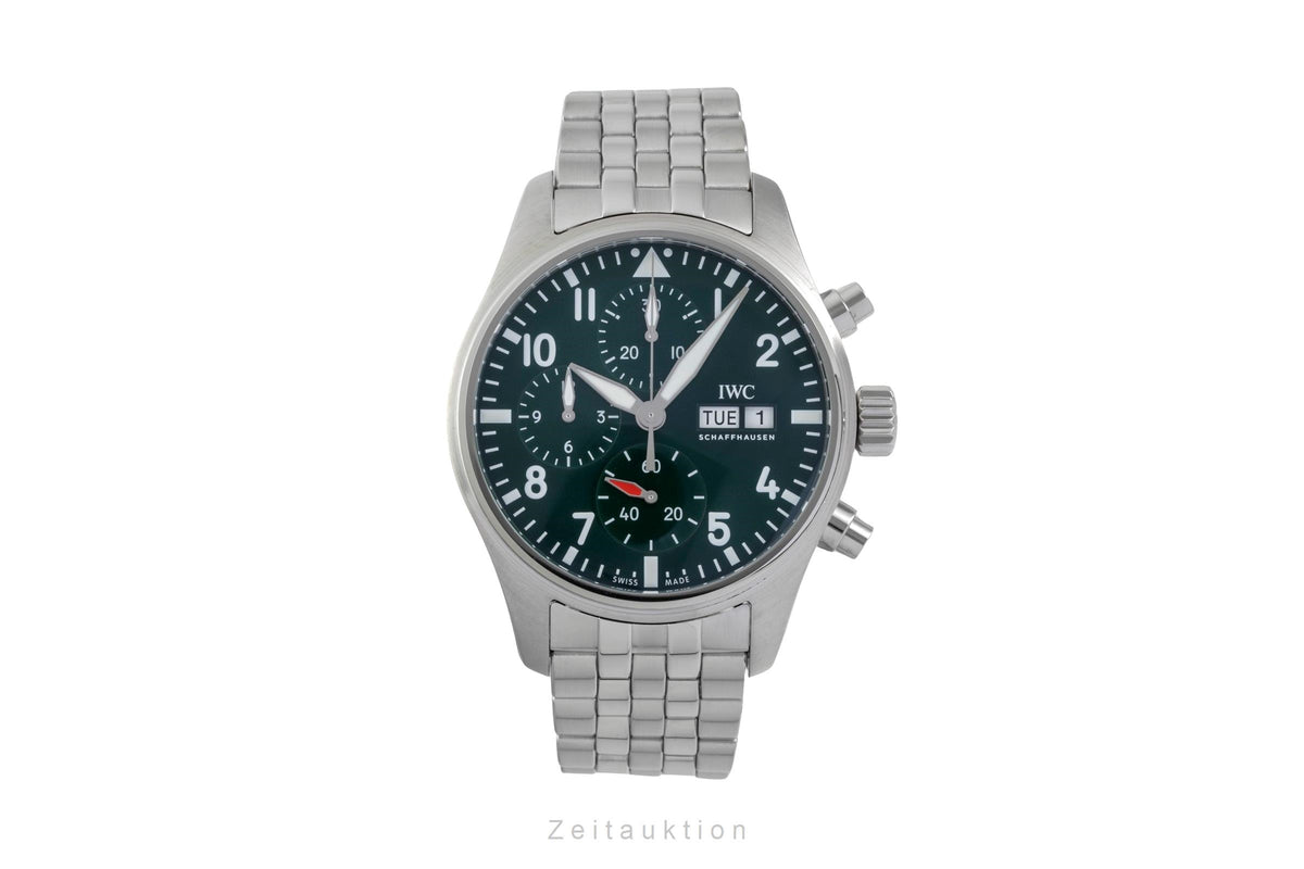 IWC Fliegerchronograph cronografo acciaio automatismo orologio da uomo IW388104  [2604793]