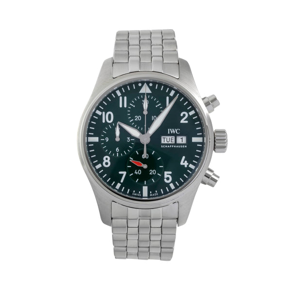 IWC Fliegerchronograph cronografo acciaio automatismo orologio da uomo IW388104  [2604793]