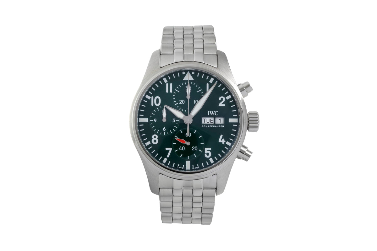 IWC Fliegerchronograph cronografo acciaio automatismo orologio da uomo IW388104  [2604793]